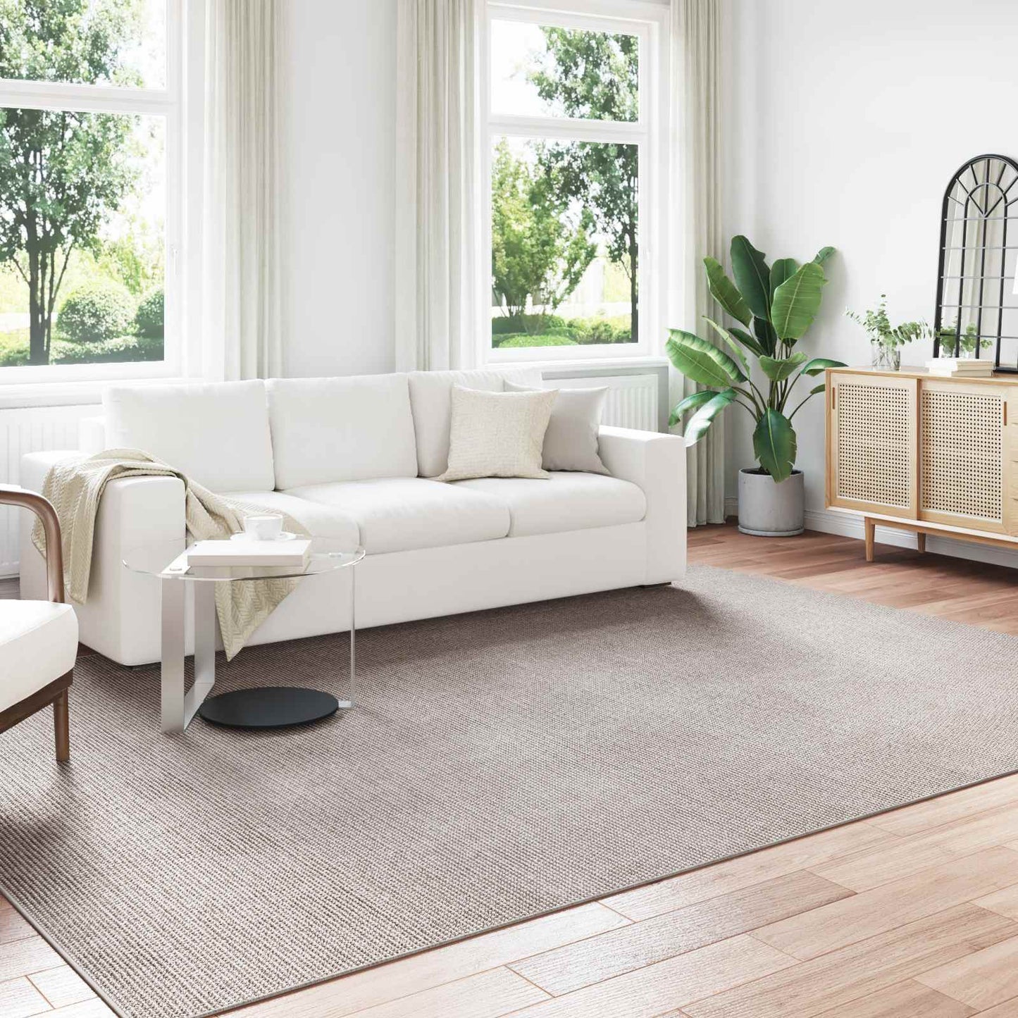 Vloerkleden LUGO Crème en Taupe 280 x 200 cm Polyester is nu te koop bij PeponiXL, paradijselijk wonen!