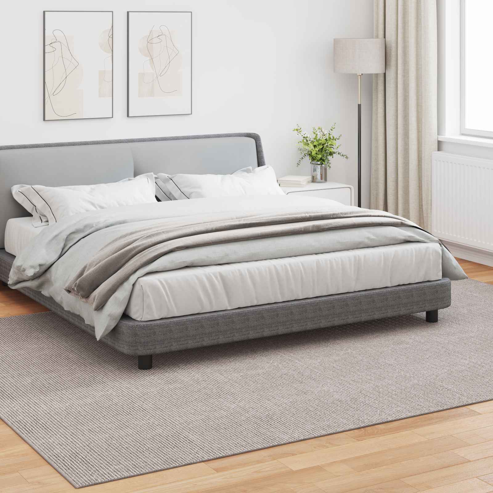 Vloerkleden LUGO Crème en Taupe 340 x 240 cm Polyester is nu te koop bij PeponiXL, paradijselijk wonen!