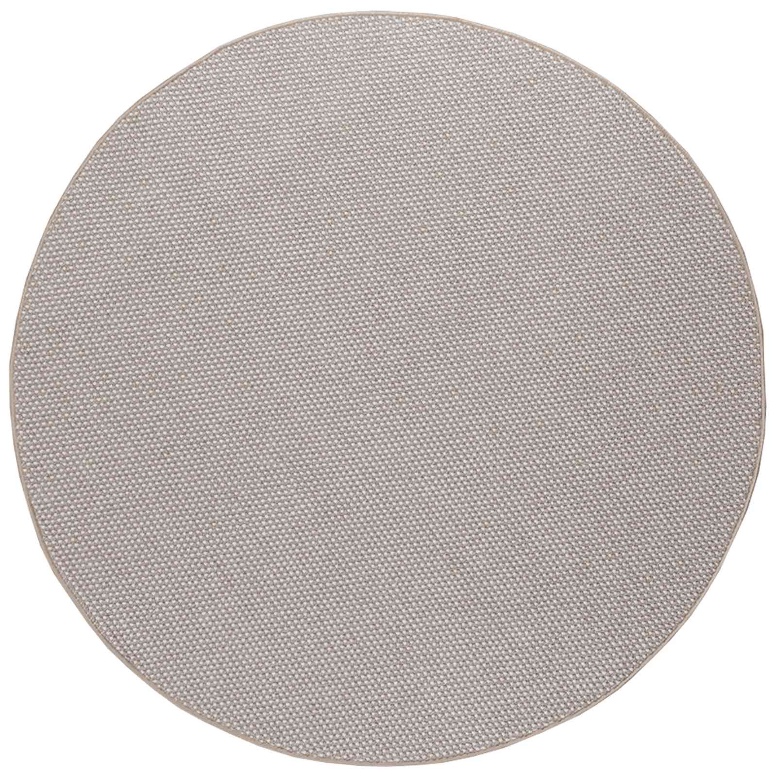 Vloerkleden Rond LUGO Crème en Taupe Ø 120 CM Polyester is nu te koop bij PeponiXL, paradijselijk wonen!