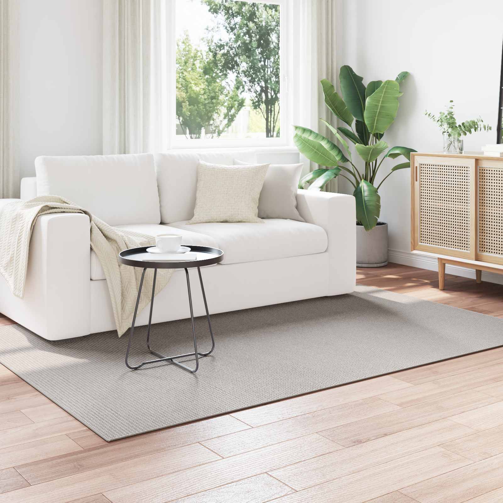 Vloerkleden LUGO Crème en Grijs 230 x 160 cm Polyester is nu te koop bij PeponiXL, paradijselijk wonen!
