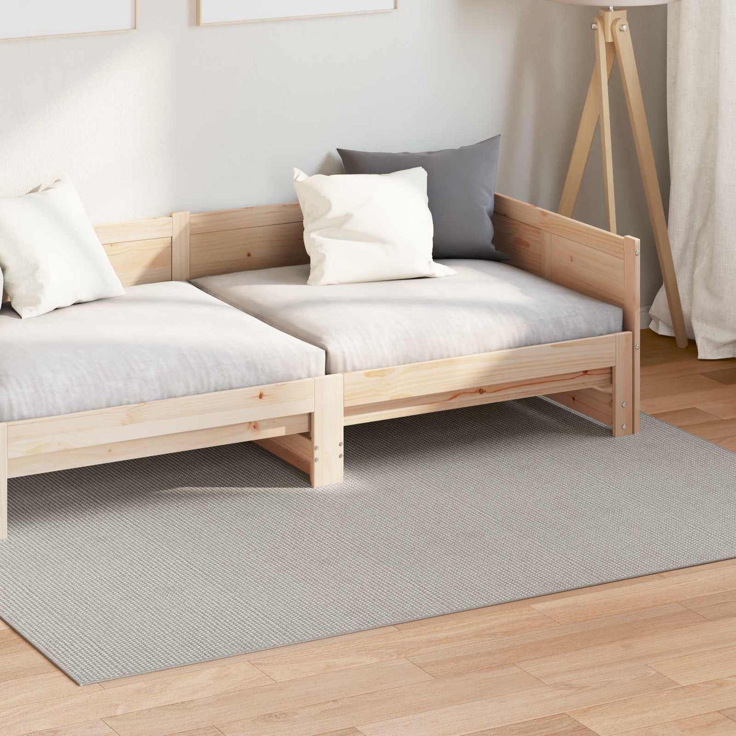 Vloerkleden LUGO Crème en Grijs 230 x 160 cm Polyester is nu te koop bij PeponiXL, paradijselijk wonen!