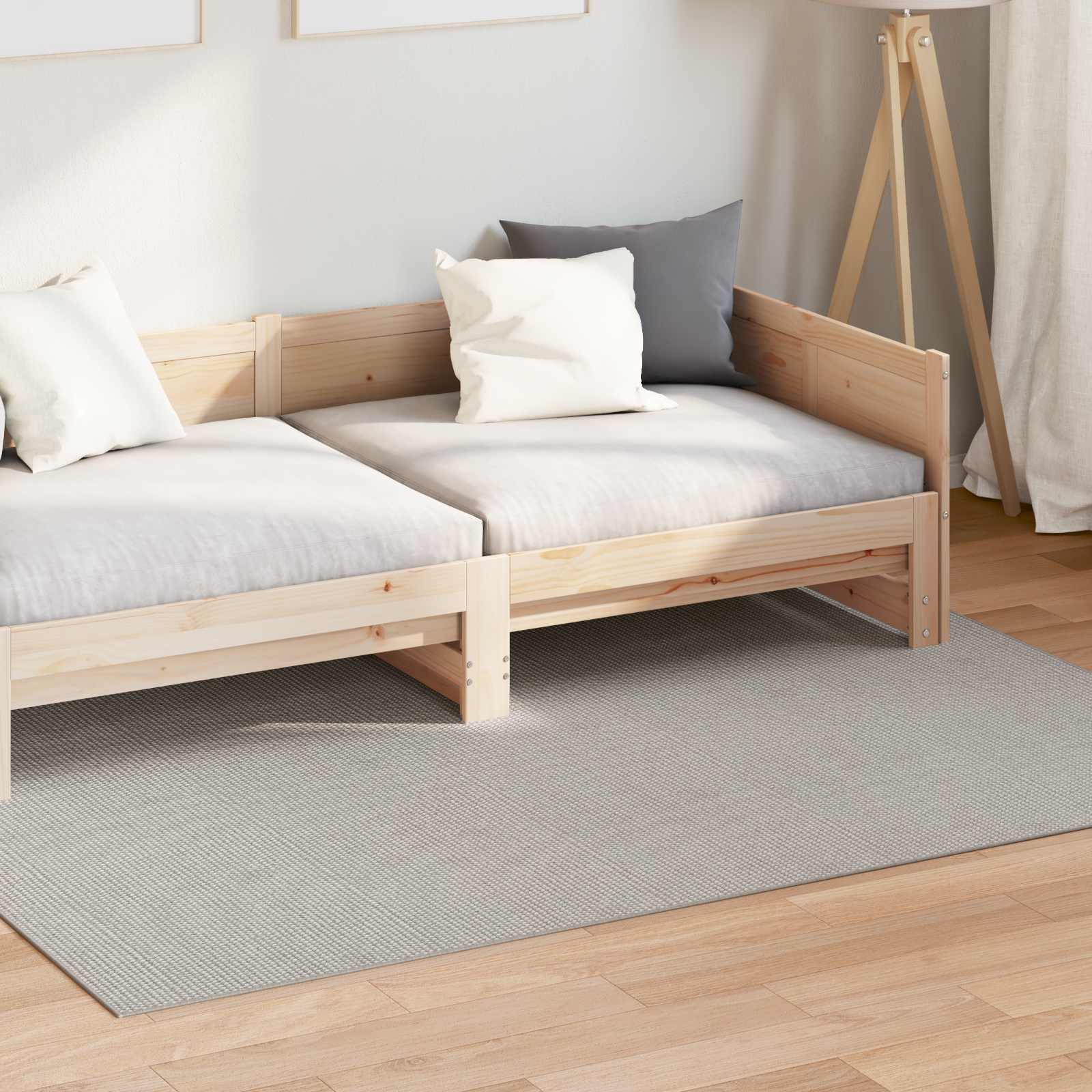 Vloerkleden LUGO Crème en Grijs 230 x 160 cm Polyester is nu te koop bij PeponiXL, paradijselijk wonen!