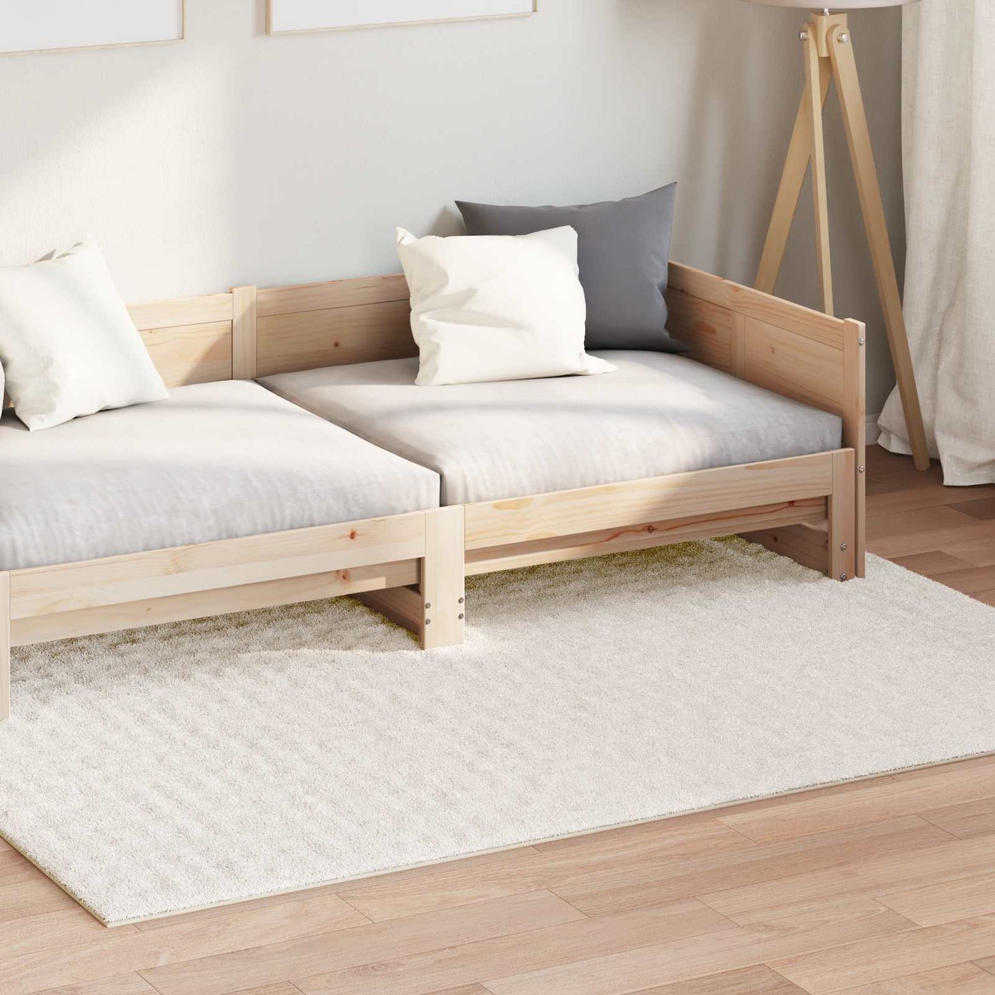 Vloerkleden Rechthoekig SIROLO Crème 200 x 140 cm Polyester is nu te koop bij PeponiXL, paradijselijk wonen!