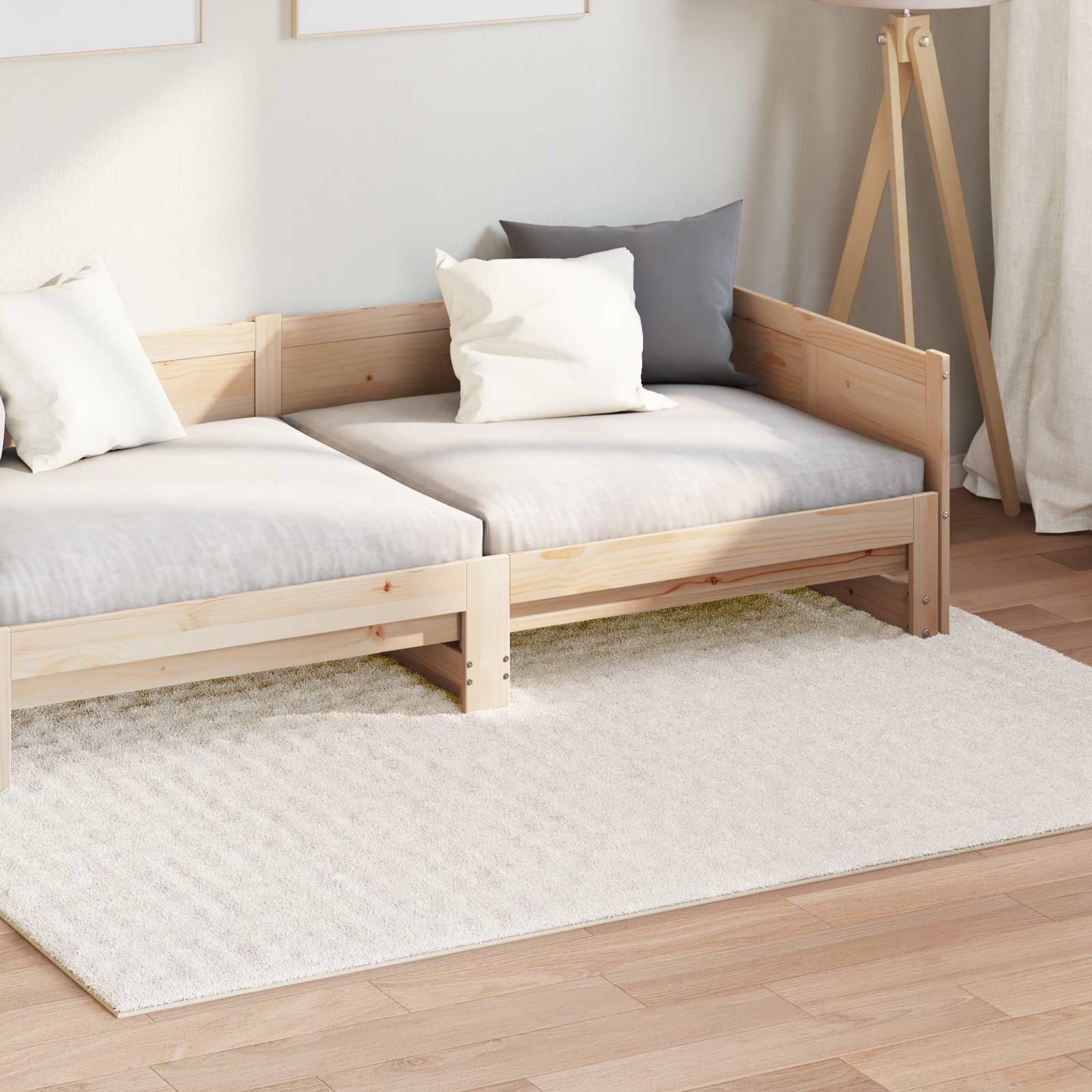 Vloerkleden Rechthoekig SIROLO Crème 200 x 140 cm Polyester is nu te koop bij PeponiXL, paradijselijk wonen!