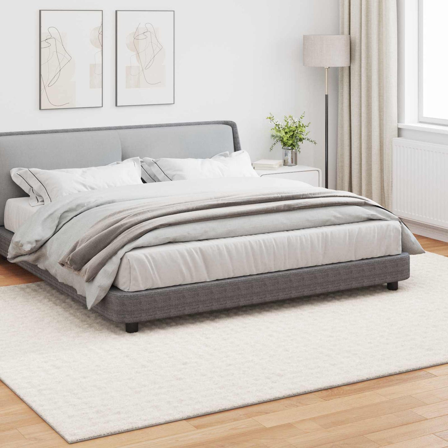 Vloerkleden Rechthoekig SIROLO Crème 280 x 200 cm Polyester is nu te koop bij PeponiXL, paradijselijk wonen!