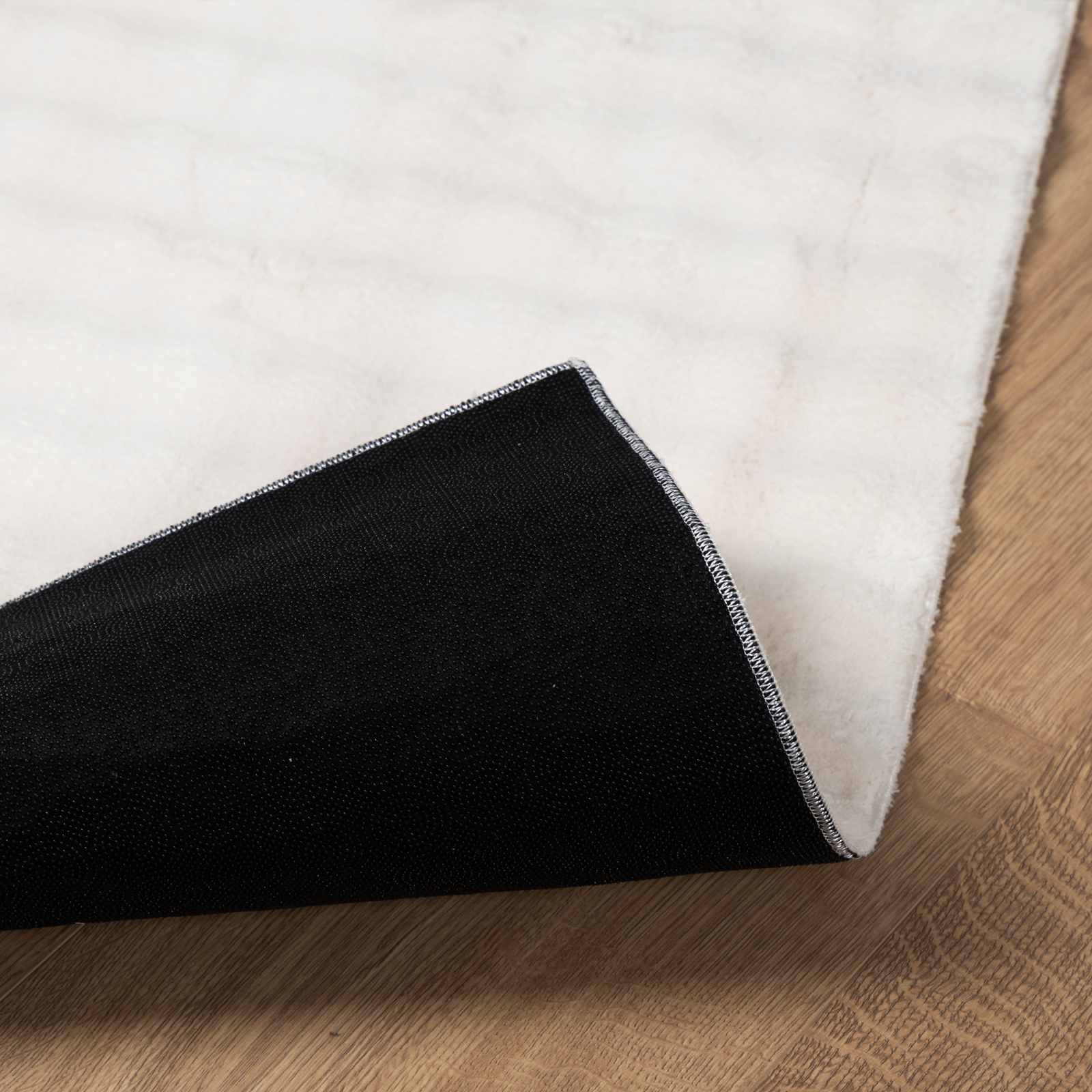 Vloerkleden Vierkant SIROLO Crème 120 x 120 cm Polyester is nu te koop bij PeponiXL, paradijselijk wonen!