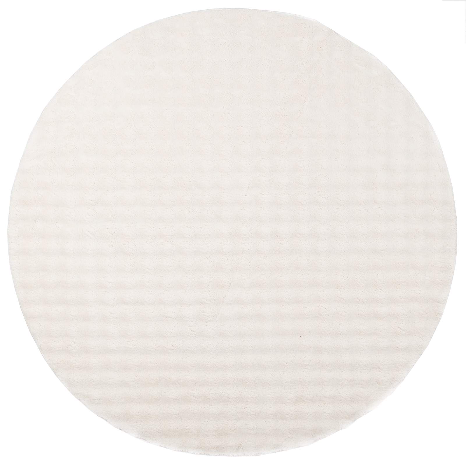 Vloerkleden Rond SIROLO Crème Ø 200 CM Polyester is nu te koop bij PeponiXL, paradijselijk wonen!
