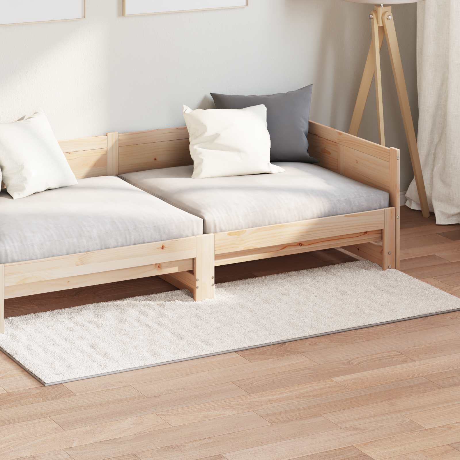 Vloerkleden Rechthoekig SIROLO Beige 200 x 80 cm Polyester is nu te koop bij PeponiXL, paradijselijk wonen!