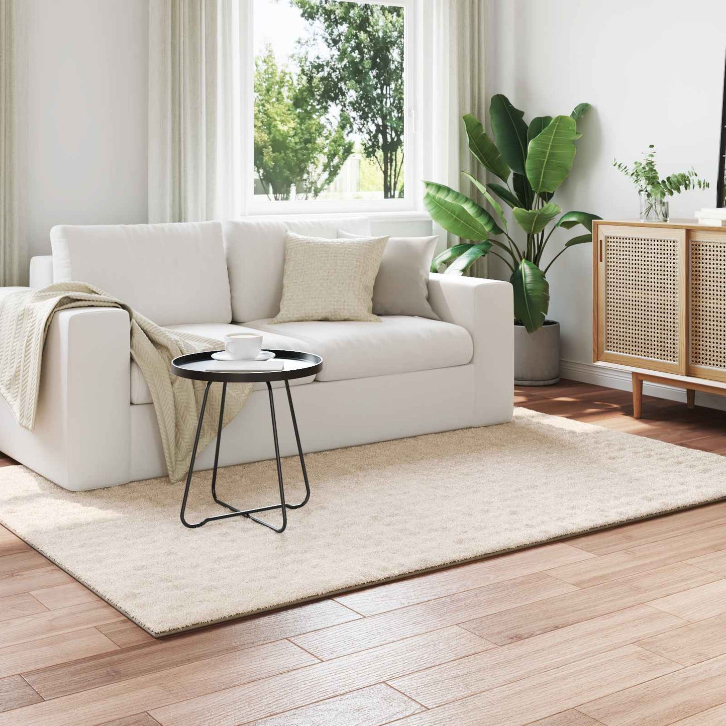 Vloerkleden Rechthoekig SIROLO Beige 170 x 120 cm Polyester is nu te koop bij PeponiXL, paradijselijk wonen!