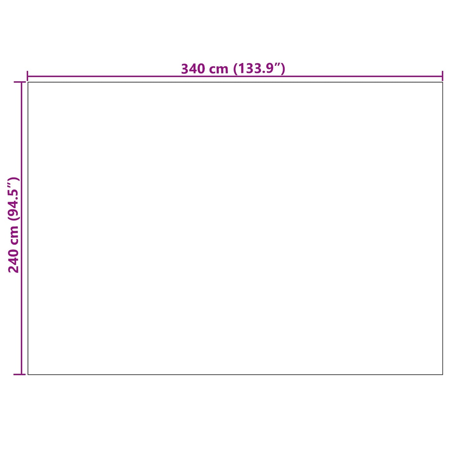 Vloerkleden Rechthoekig SIROLO Zand 340 x 240 cm Polyester is nu te koop bij PeponiXL, paradijselijk wonen!