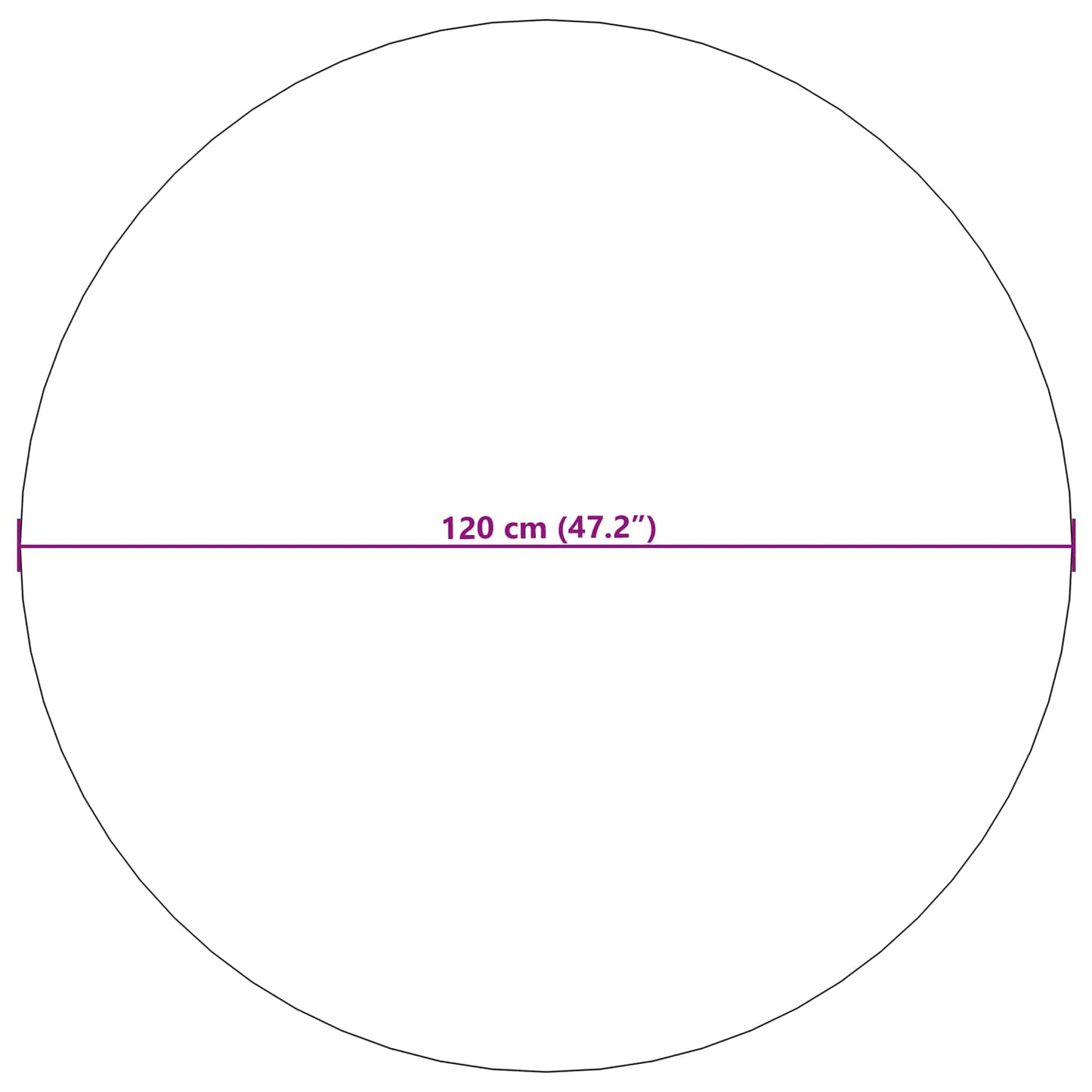 Vloerkleden Rond SIROLO Zand Ø 120 CM Polyester is nu te koop bij PeponiXL, paradijselijk wonen!