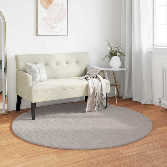 Vloerkleden Rond SIROLO Zand Ø 160 CM Polyester is nu te koop bij PeponiXL, paradijselijk wonen!