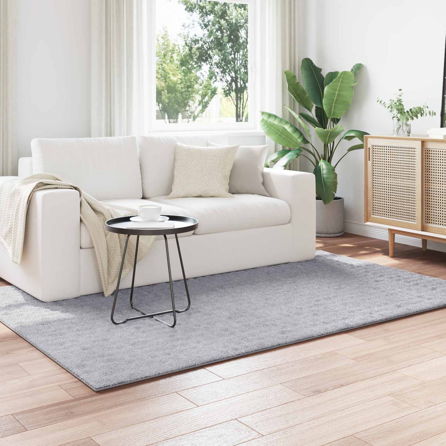 Vloerkleden Rechthoekig SIROLO Grijs 170 x 120 cm Polyester is nu te koop bij PeponiXL, paradijselijk wonen!