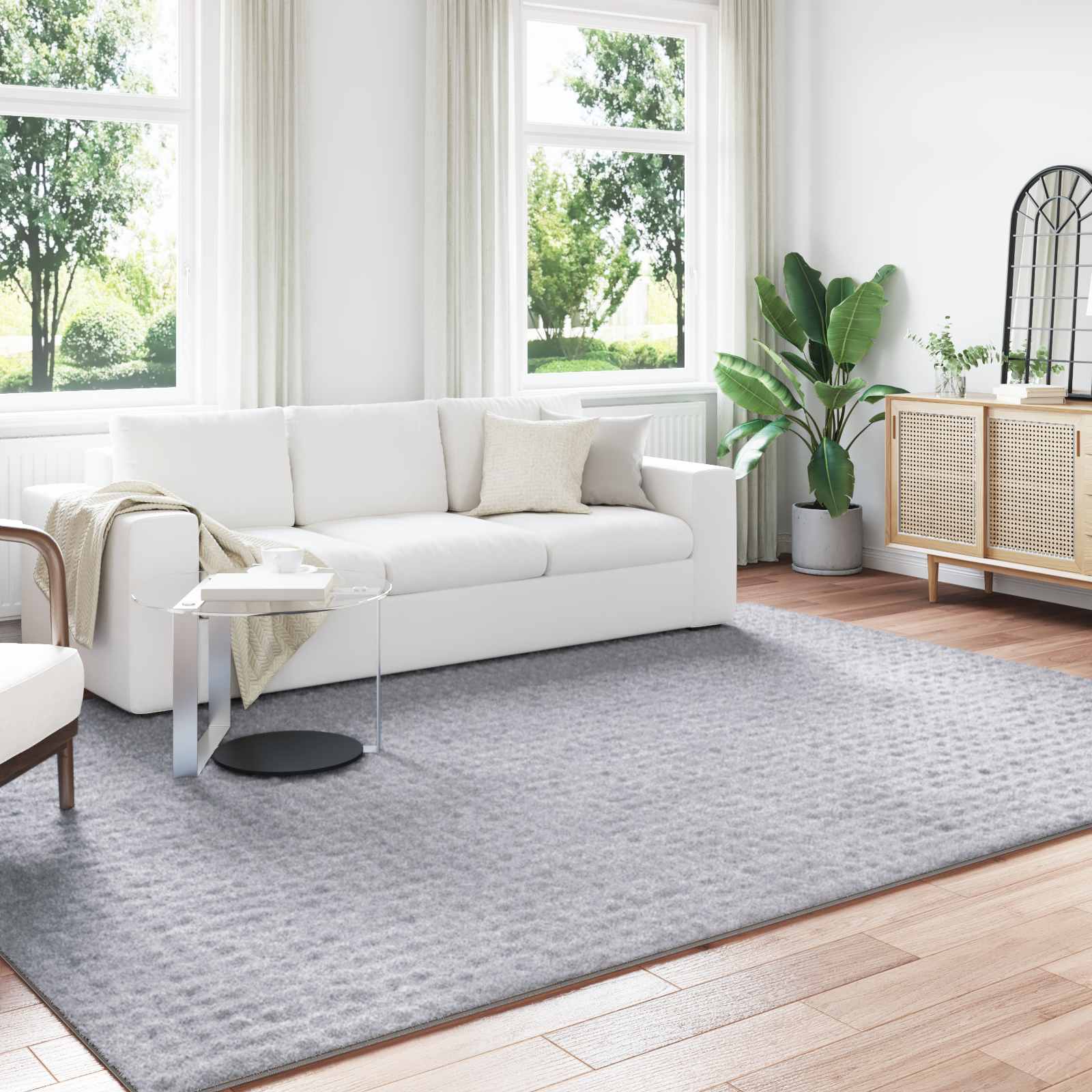Vloerkleden Rechthoekig SIROLO Grijs 280 x 200 cm Polyester is nu te koop bij PeponiXL, paradijselijk wonen!
