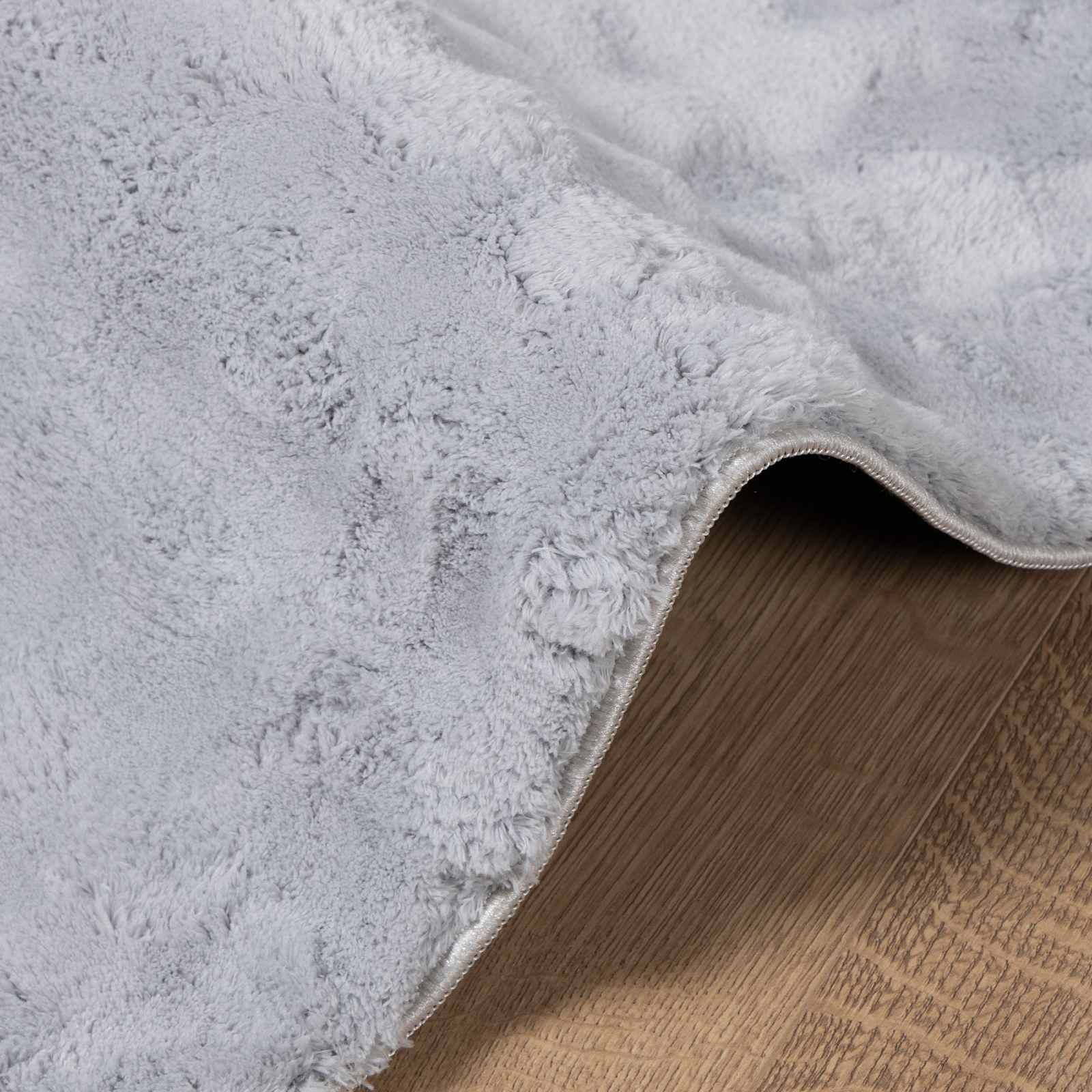 Vloerkleden Vierkant SIROLO Grijs 240 x 240 cm Polyester is nu te koop bij PeponiXL, paradijselijk wonen!