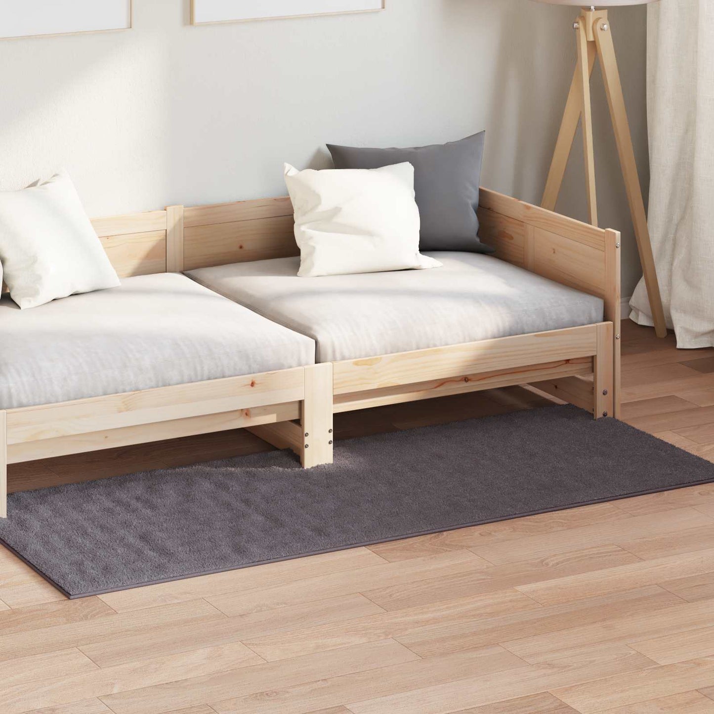 Vloerkleden Rechthoekig SIROLO Antraciet 200 x 80 cm Polyester is nu te koop bij PeponiXL, paradijselijk wonen!