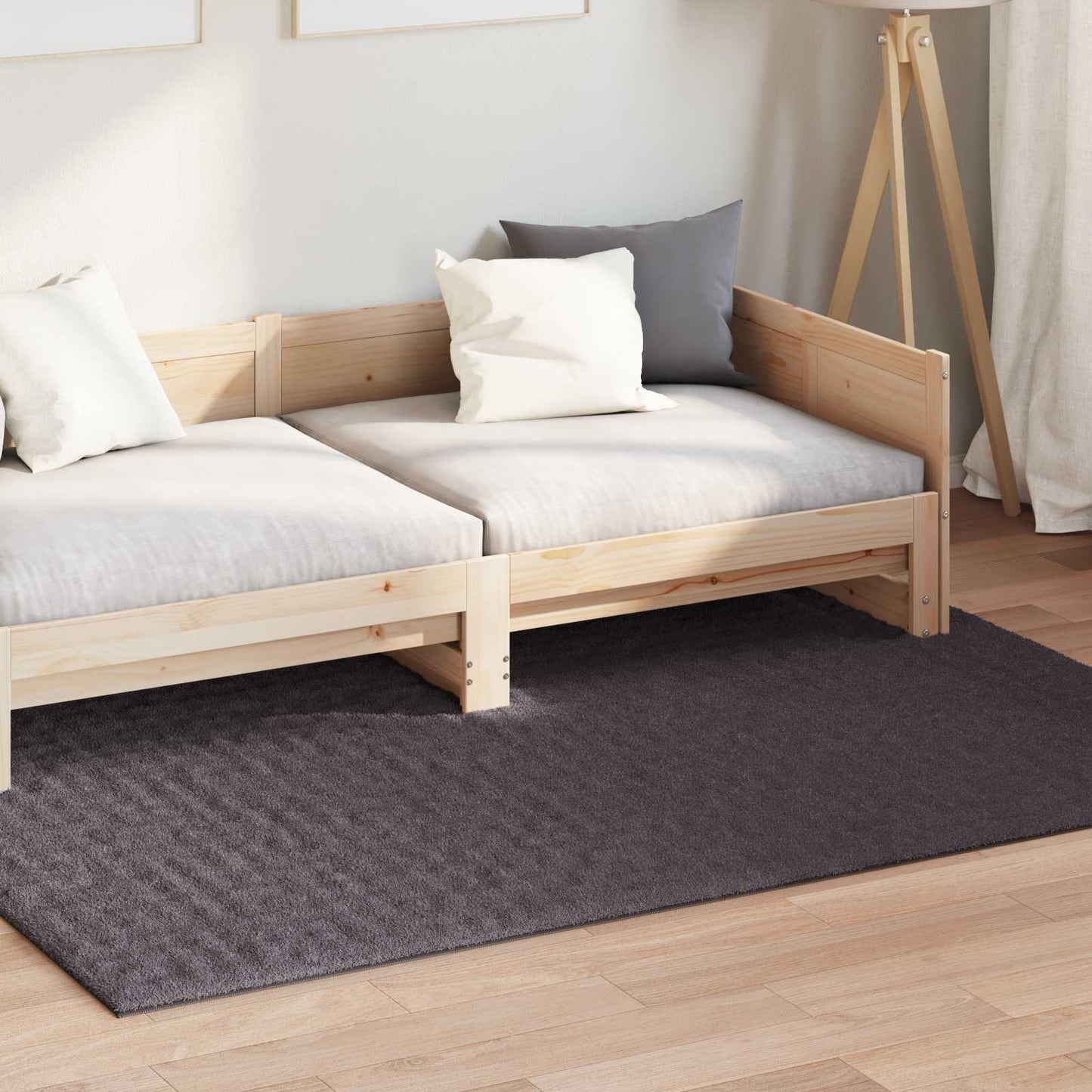 Vloerkleden Rechthoekig SIROLO Antraciet 230 x 160 cm Polyester is nu te koop bij PeponiXL, paradijselijk wonen!