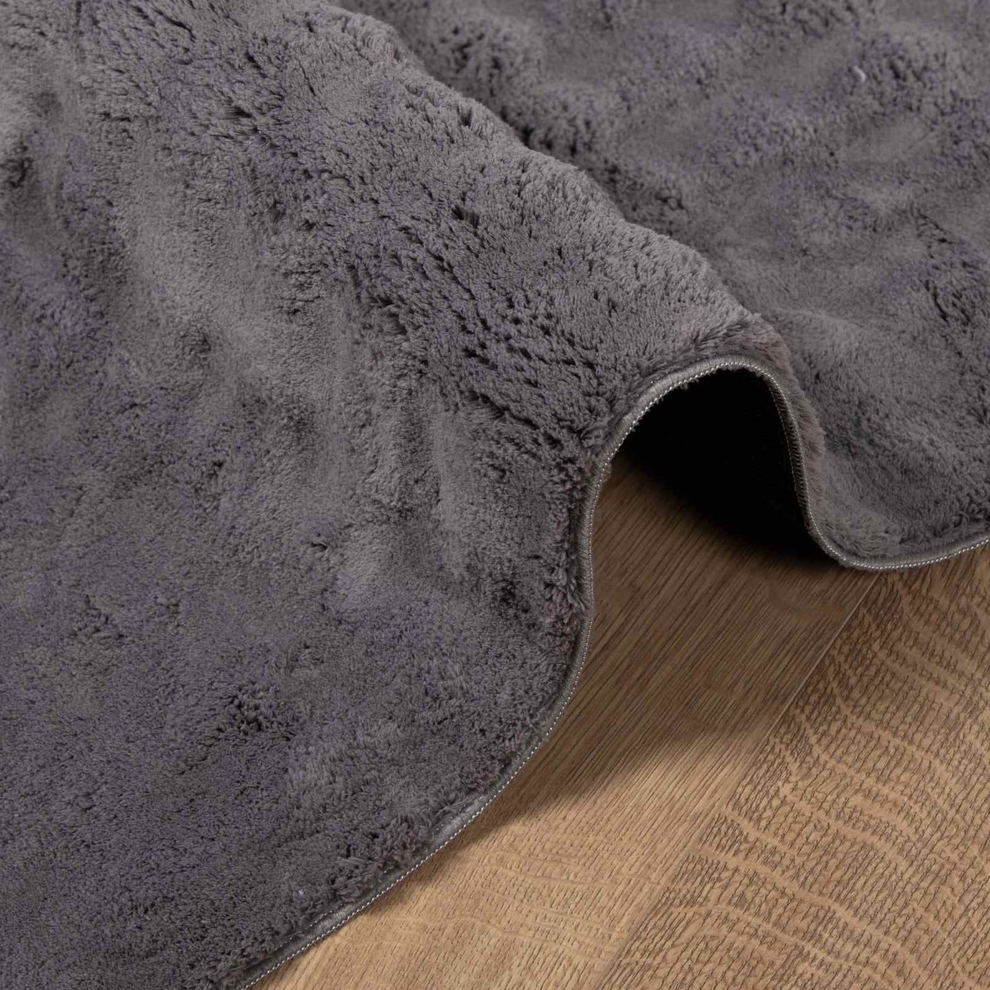 Vloerkleden Vierkant SIROLO Antraciet 200 x 200 cm Polyester is nu te koop bij PeponiXL, paradijselijk wonen!