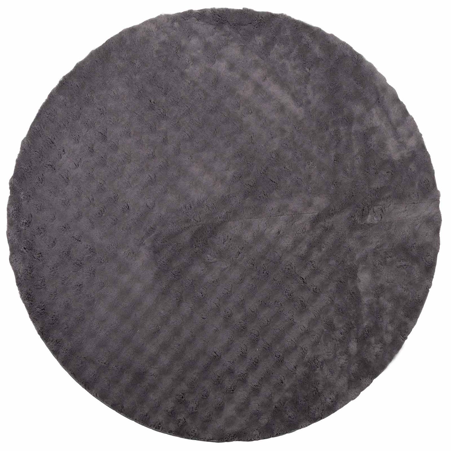 Vloerkleden Rond SIROLO Antraciet Ø 200 CM Polyester is nu te koop bij PeponiXL, paradijselijk wonen!