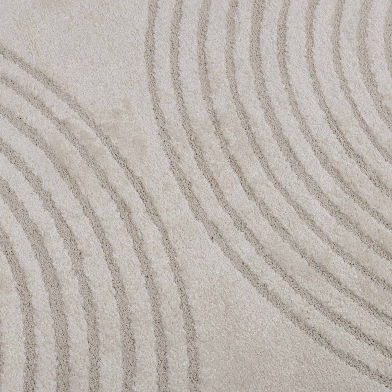 Vloerkleden Rechthoekig GALATI Crème 150 x 80 cm Polyester is nu te koop bij PeponiXL, paradijselijk wonen!