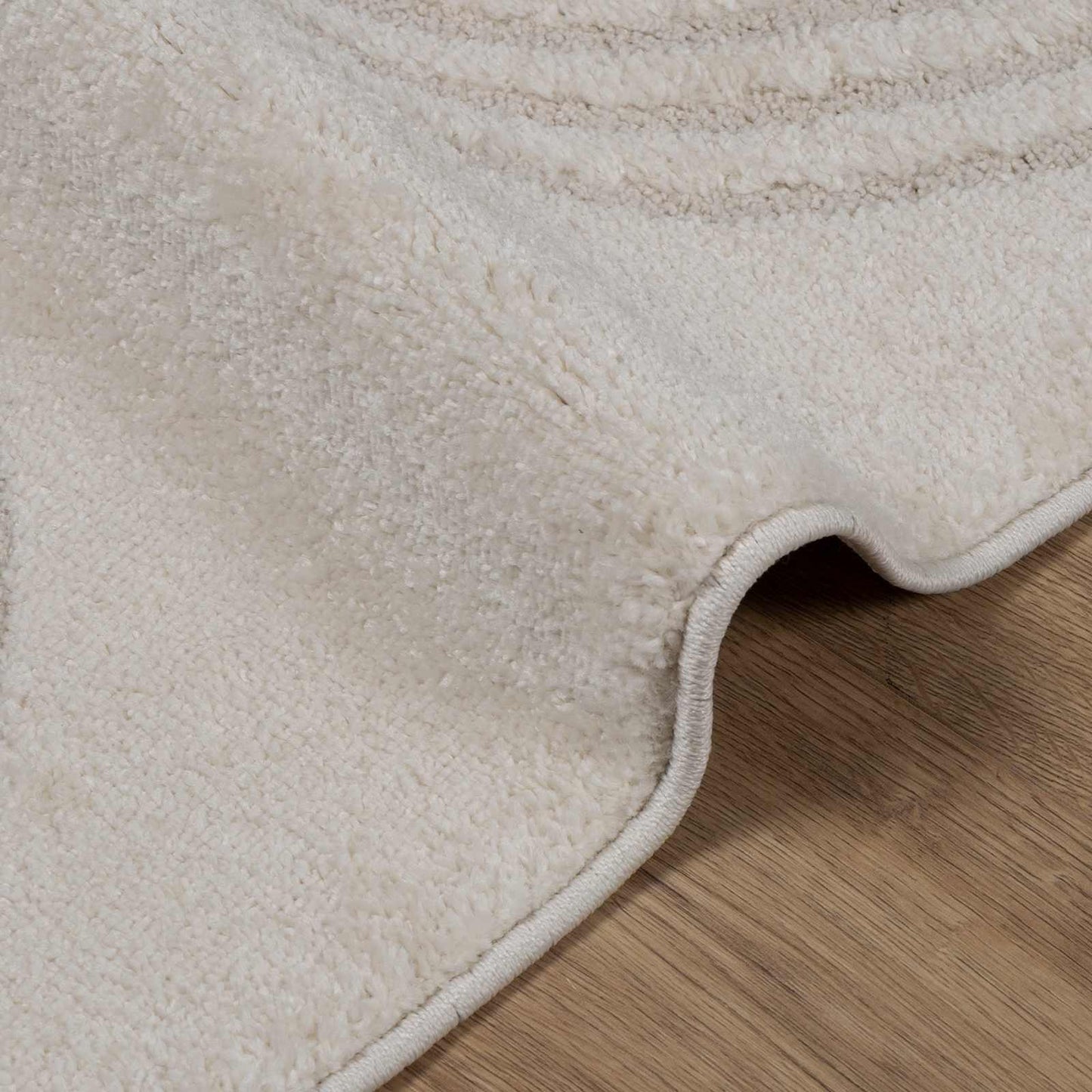 Vloerkleden Rechthoekig GALATI Crème 170 x 120 cm Polyester is nu te koop bij PeponiXL, paradijselijk wonen!