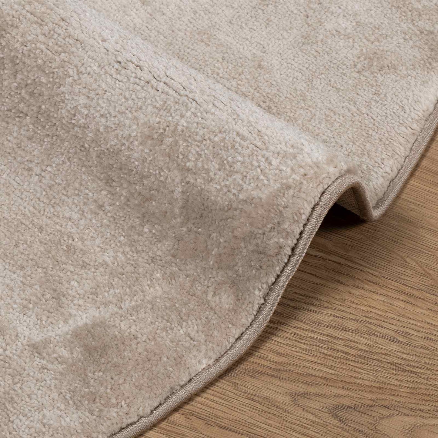 Vloerkleden Rond GALATI Beige Ø 200 CM Polyester is nu te koop bij PeponiXL, paradijselijk wonen!