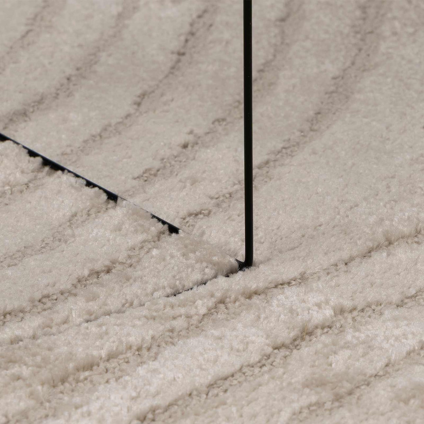 Vloerkleden Rond GALATI Beige Ø 200 CM Polyester is nu te koop bij PeponiXL, paradijselijk wonen!