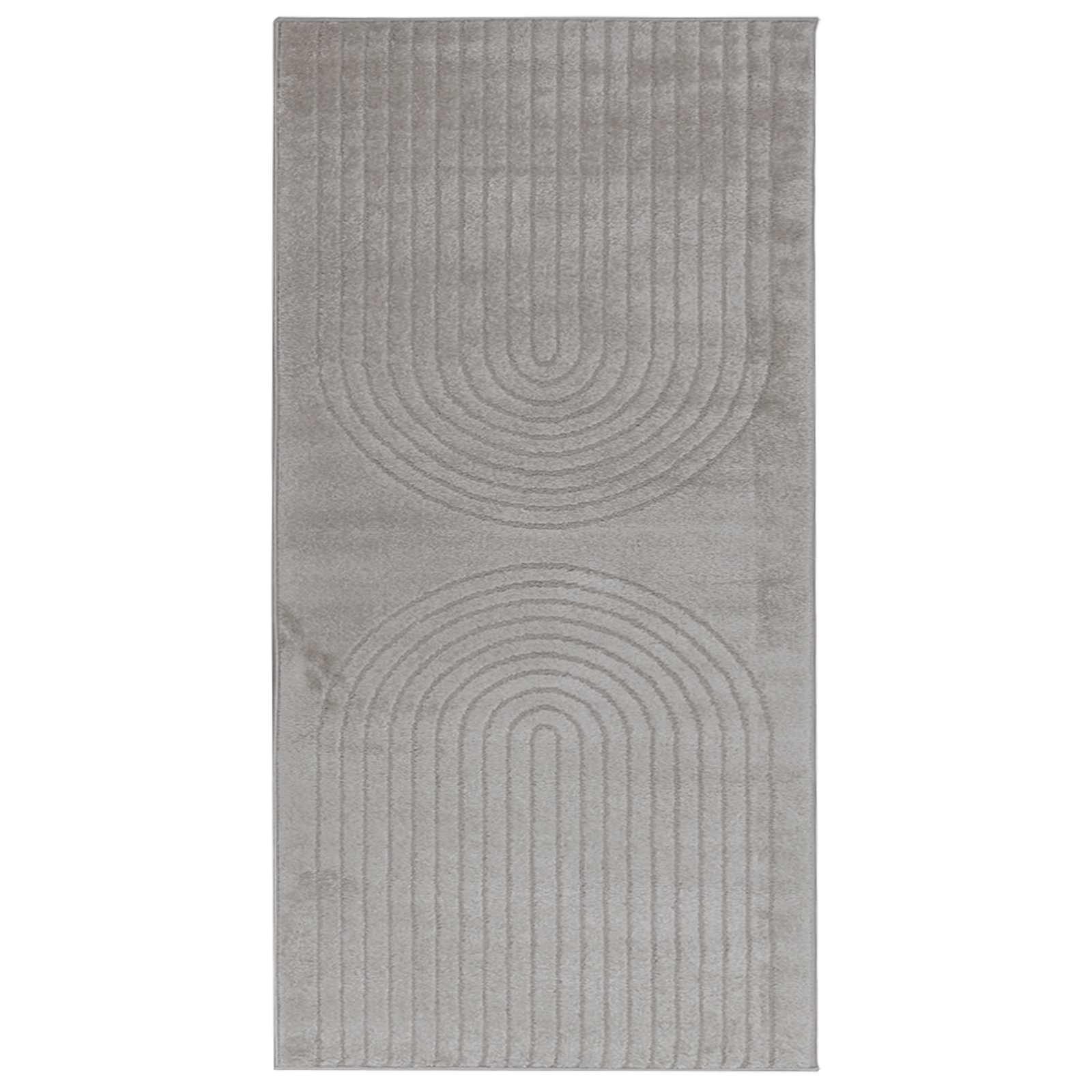 Vloerkleden Rechthoekig GALATI Grijs 150 x 80 cm Polyester is nu te koop bij PeponiXL, paradijselijk wonen!