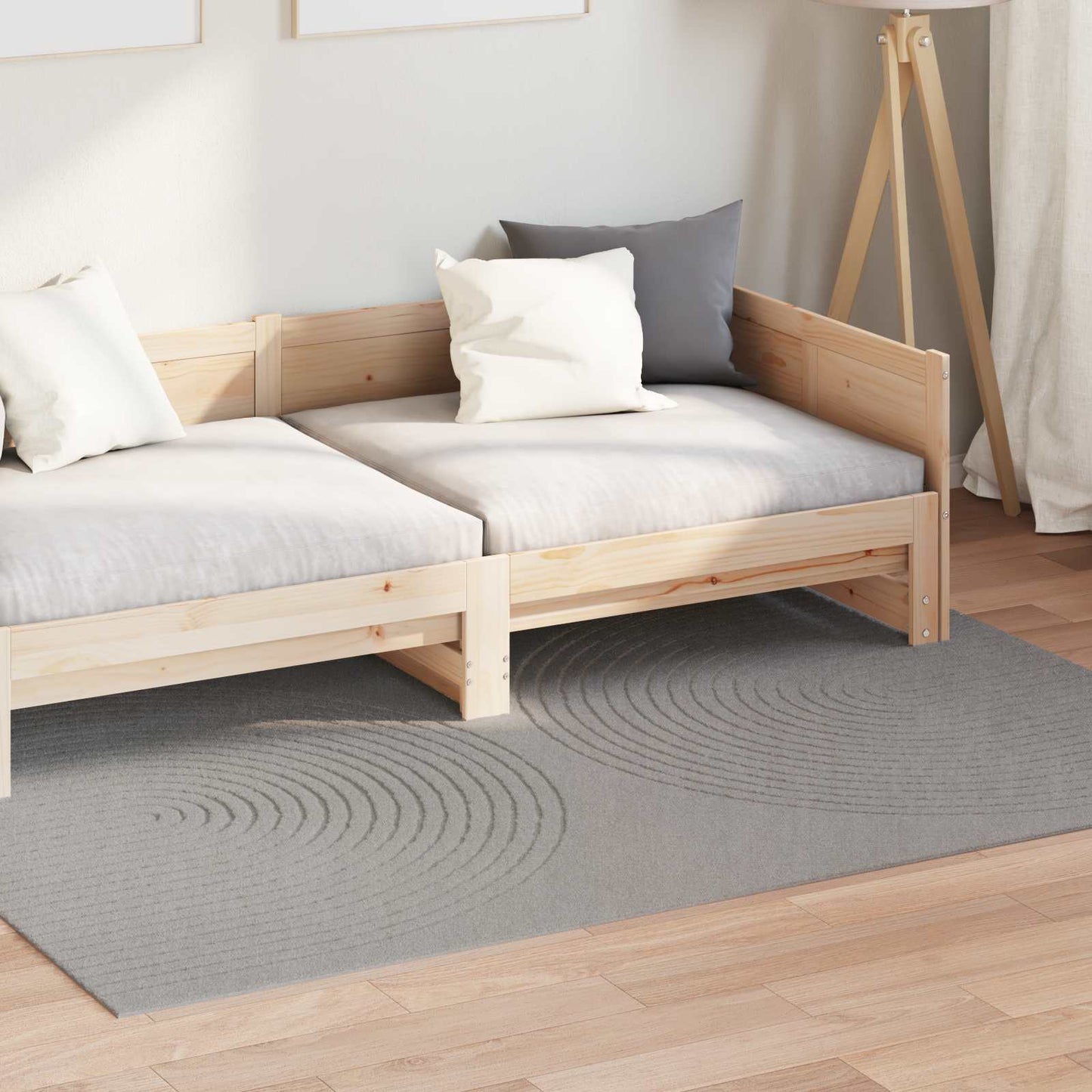 Vloerkleden Rechthoekig GALATI Grijs 200 x 140 cm Polyester is nu te koop bij PeponiXL, paradijselijk wonen!