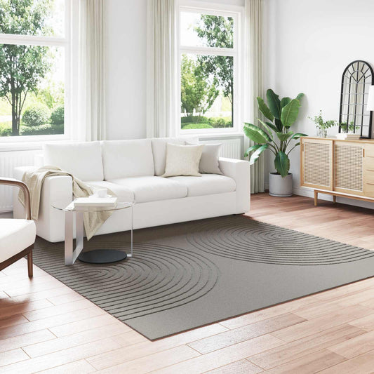 Vloerkleden Vierkant GALATI Grijs 240 x 240 cm Polyester is nu te koop bij PeponiXL, paradijselijk wonen!