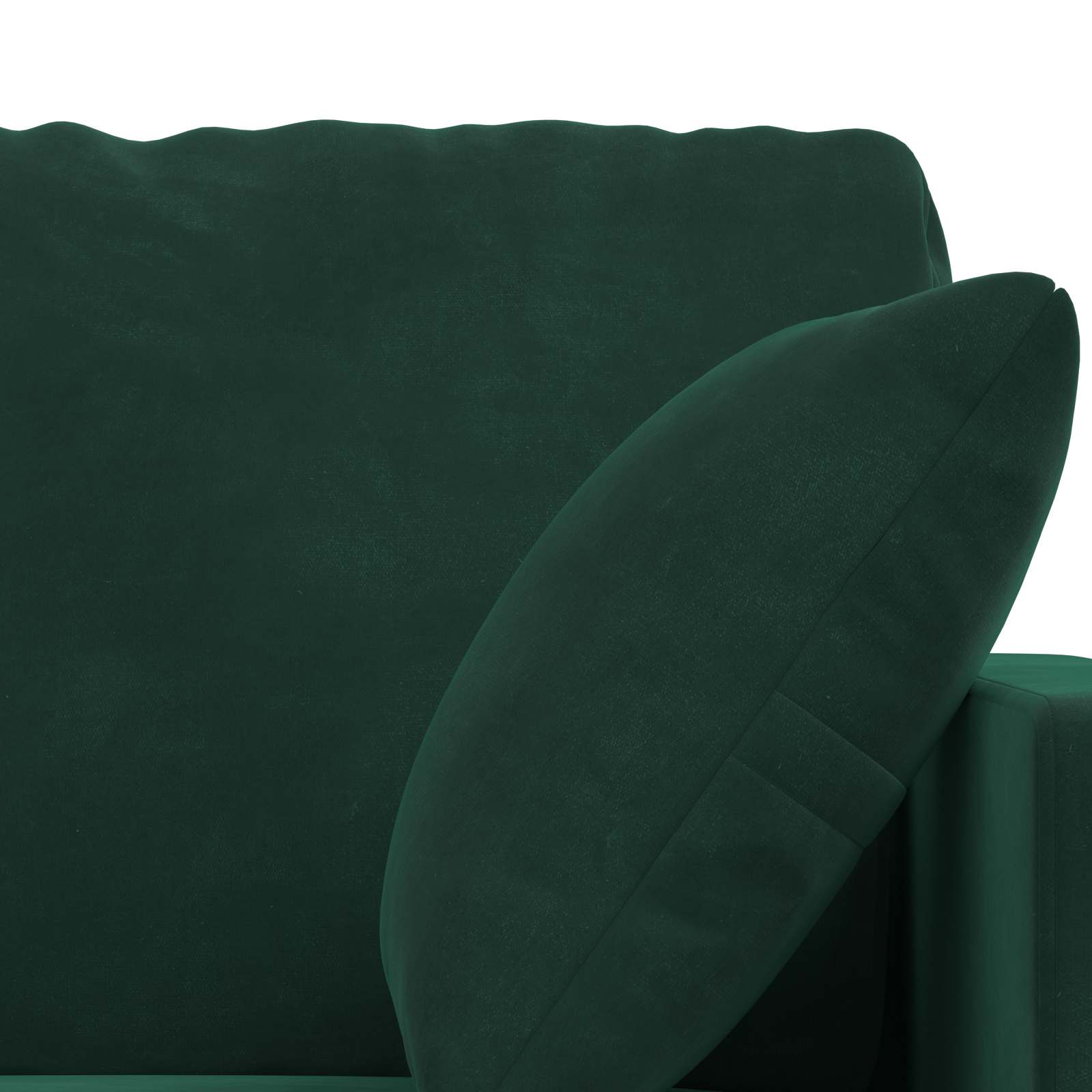 Bank 2 pcs Donkergroen 158 x 78 x 80 cm Fluweel is nu te koop bij PeponiXL, paradijselijk wonen!