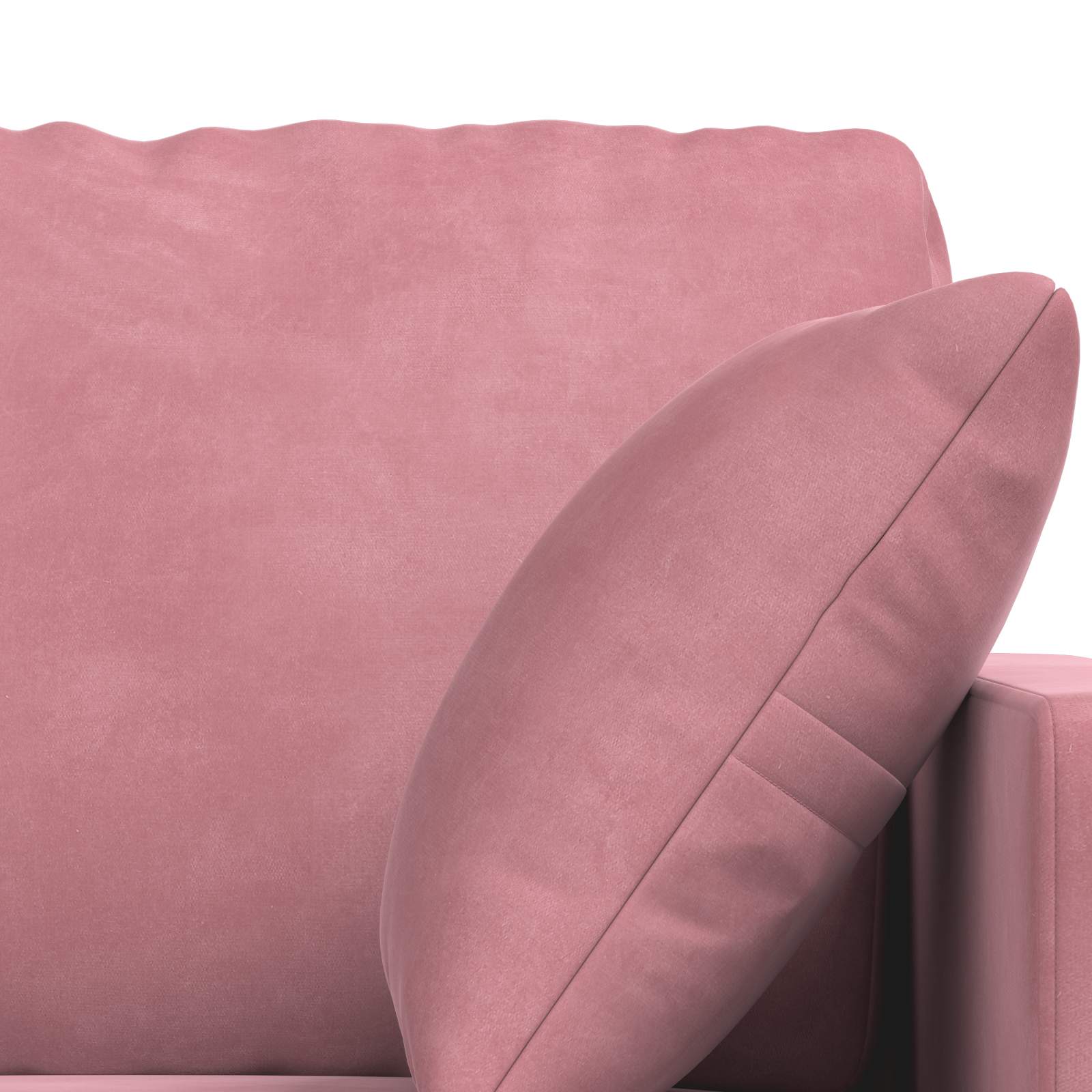 Bank 2 pcs Roze 158 x 78 x 80 cm Fluweel is nu te koop bij PeponiXL, paradijselijk wonen!