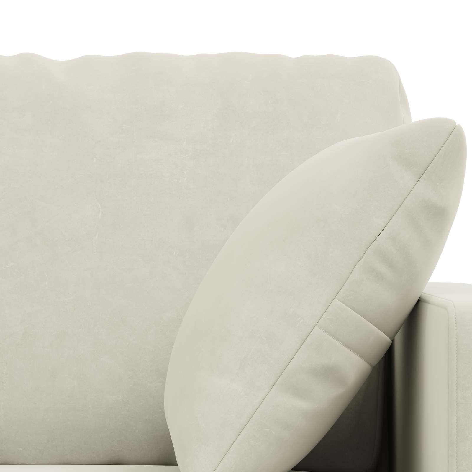 Bankstel 2 pcs Crème 158 x 78 x 80 cm Fluweel is nu te koop bij PeponiXL, paradijselijk wonen!
