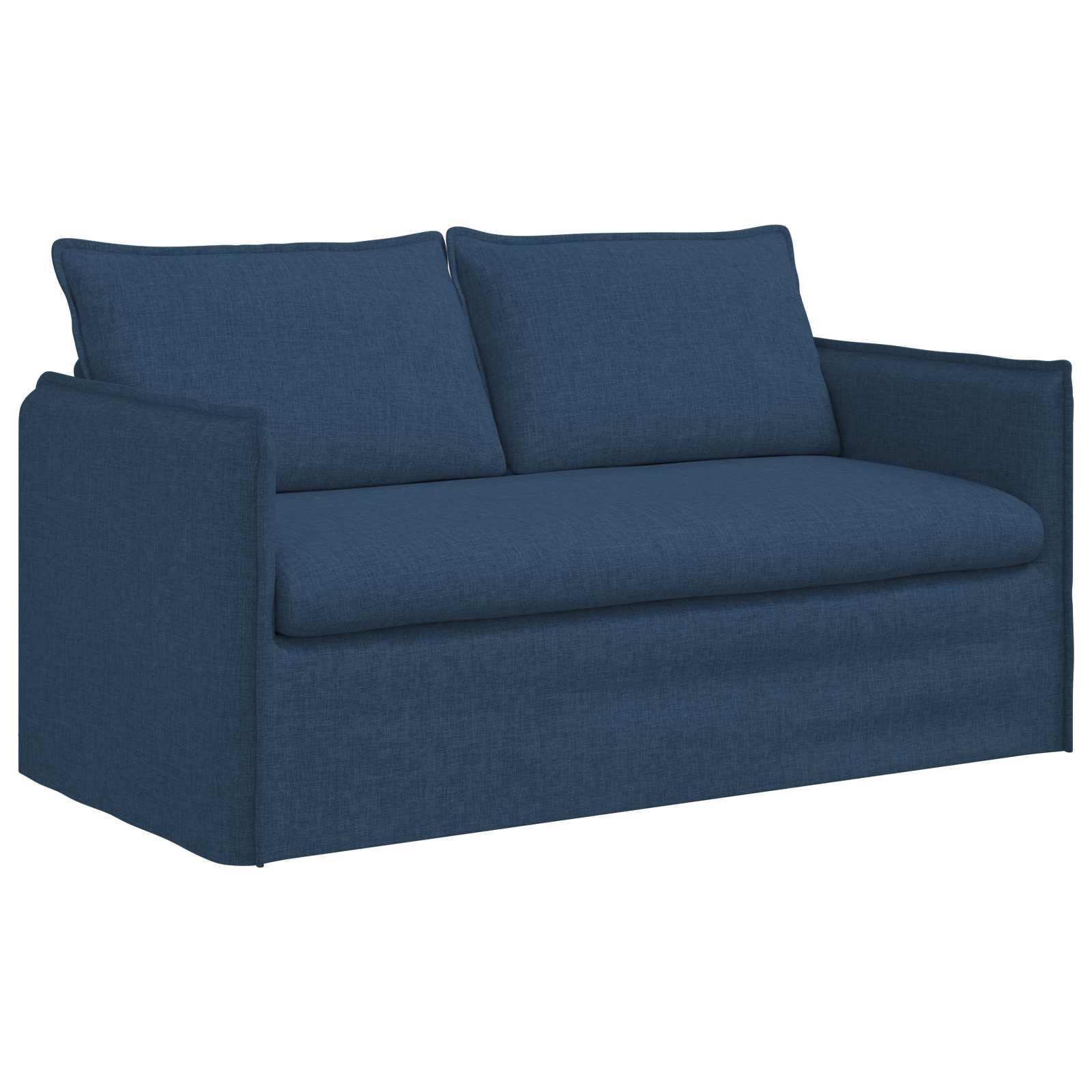 Bankstel 2 pcs Blauw 156 x 82 x 85 cm Stof is nu te koop bij PeponiXL, paradijselijk wonen!