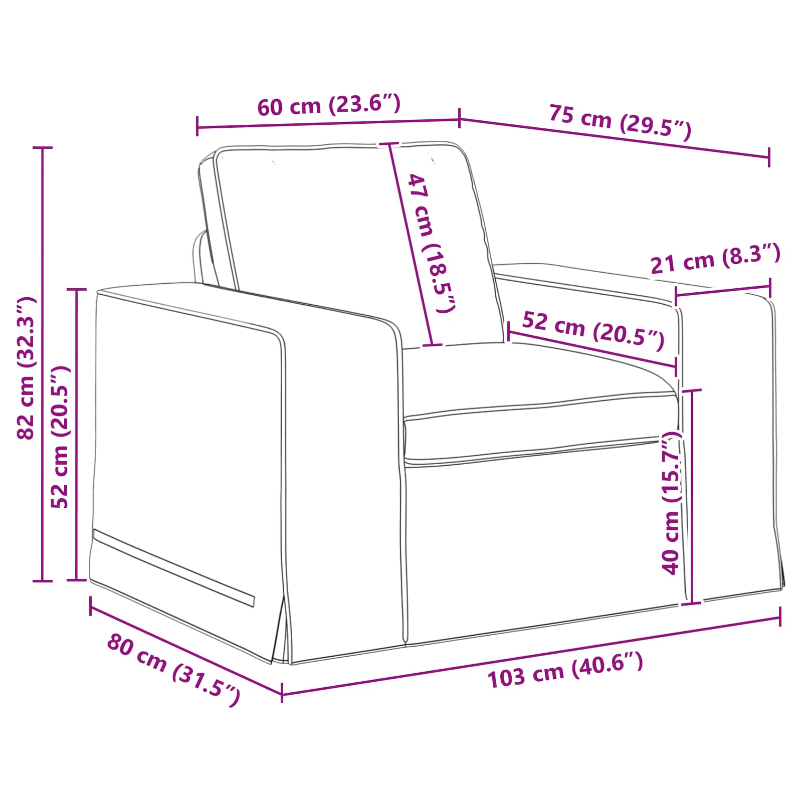 Bankstel 2 pcs Lichtgrijs 222 x 80 x 82 cm Stof is nu te koop bij PeponiXL, paradijselijk wonen!