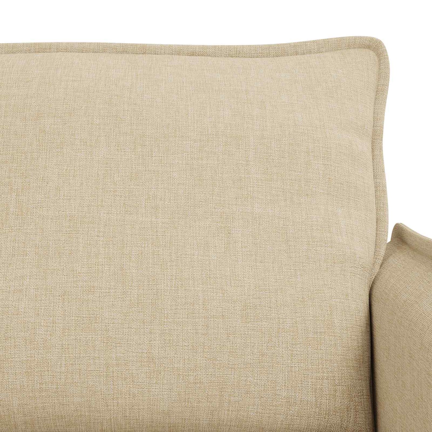 Bankstel 2 pcs Crèmekleurig 196 x 82 x 85 cm Stof is nu te koop bij PeponiXL, paradijselijk wonen!
