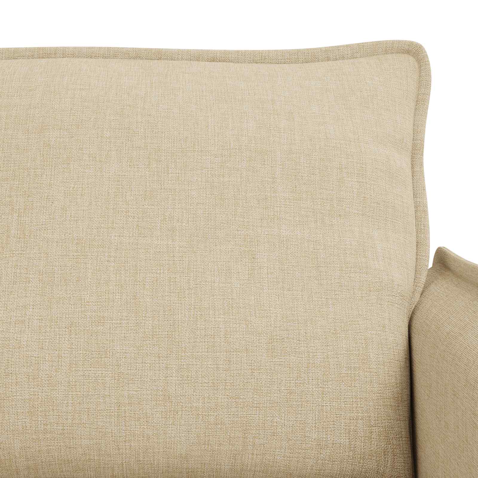 Bankstel 2 pcs Crèmekleurig 196 x 82 x 85 cm Stof is nu te koop bij PeponiXL, paradijselijk wonen!