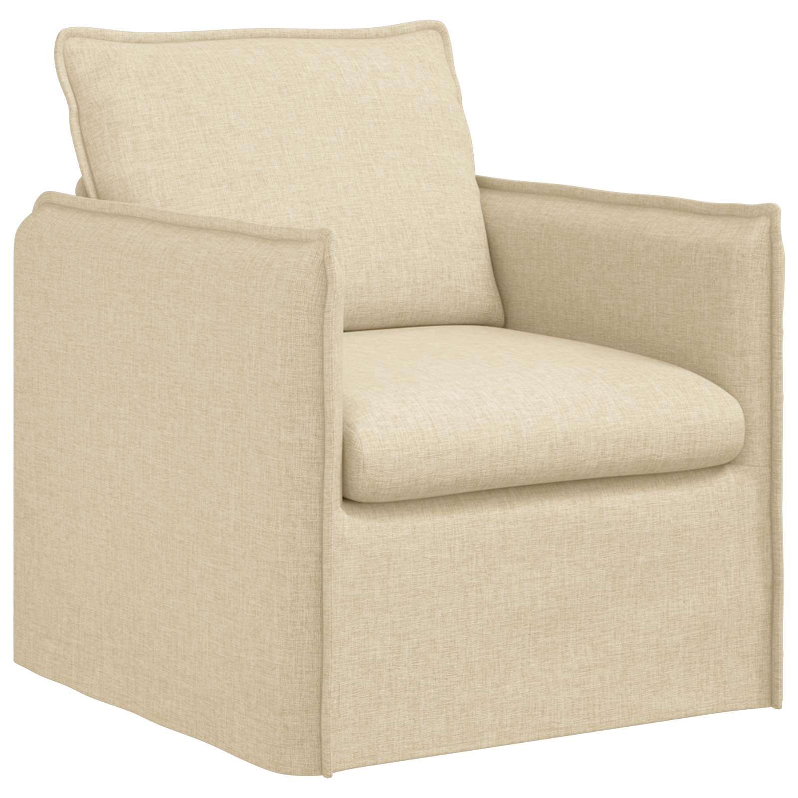 Bankstel 2 pcs Crèmekleurig 196 x 82 x 85 cm Stof is nu te koop bij PeponiXL, paradijselijk wonen!