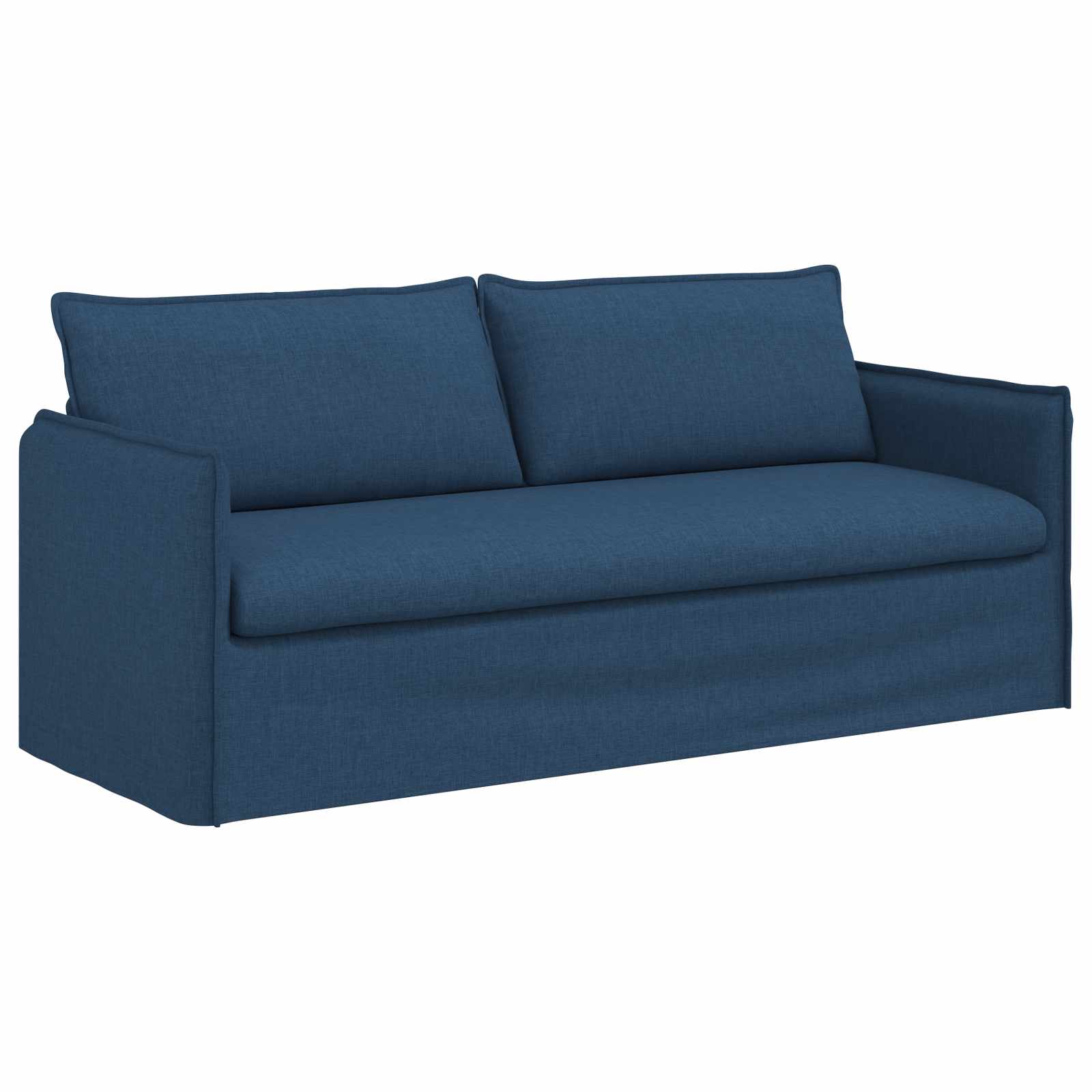 Bankstel 2 pcs Blauw 196 x 82 x 85 cm Stof is nu te koop bij PeponiXL, paradijselijk wonen!