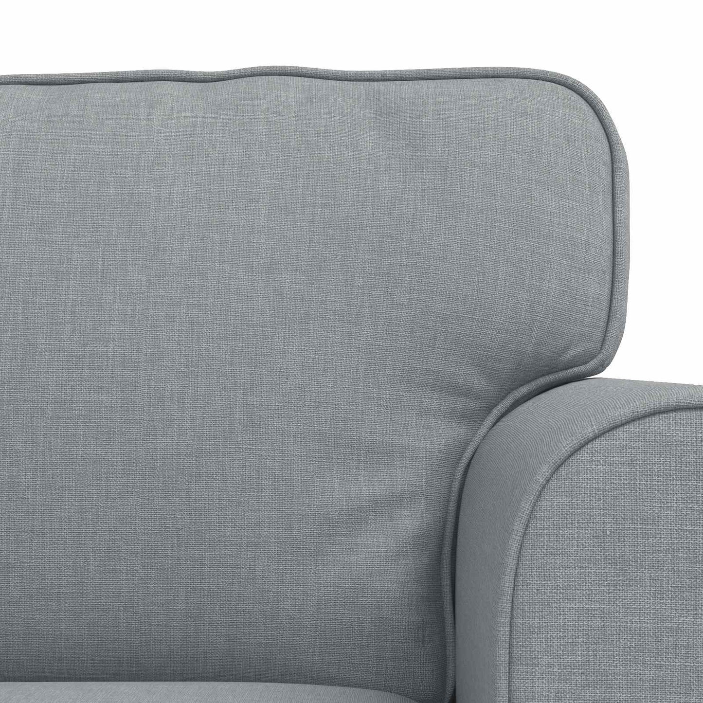 Bankstel 2 pcs Lichtgrijs 245 x 82 x 80 cm Stof is nu te koop bij PeponiXL, paradijselijk wonen!