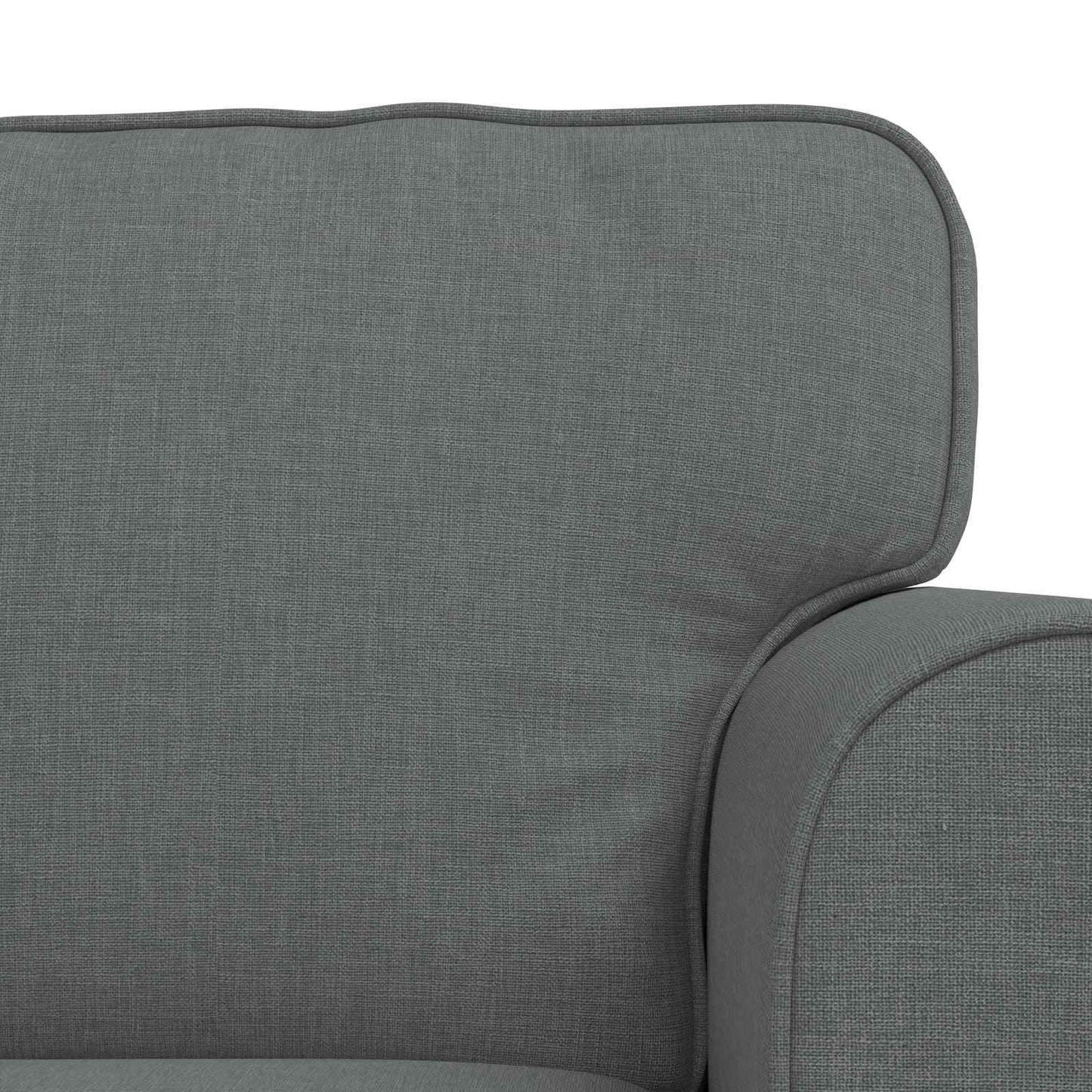Bankstel 2 pcs Donkergrijs 245 x 82 x 80 cm Stof is nu te koop bij PeponiXL, paradijselijk wonen!