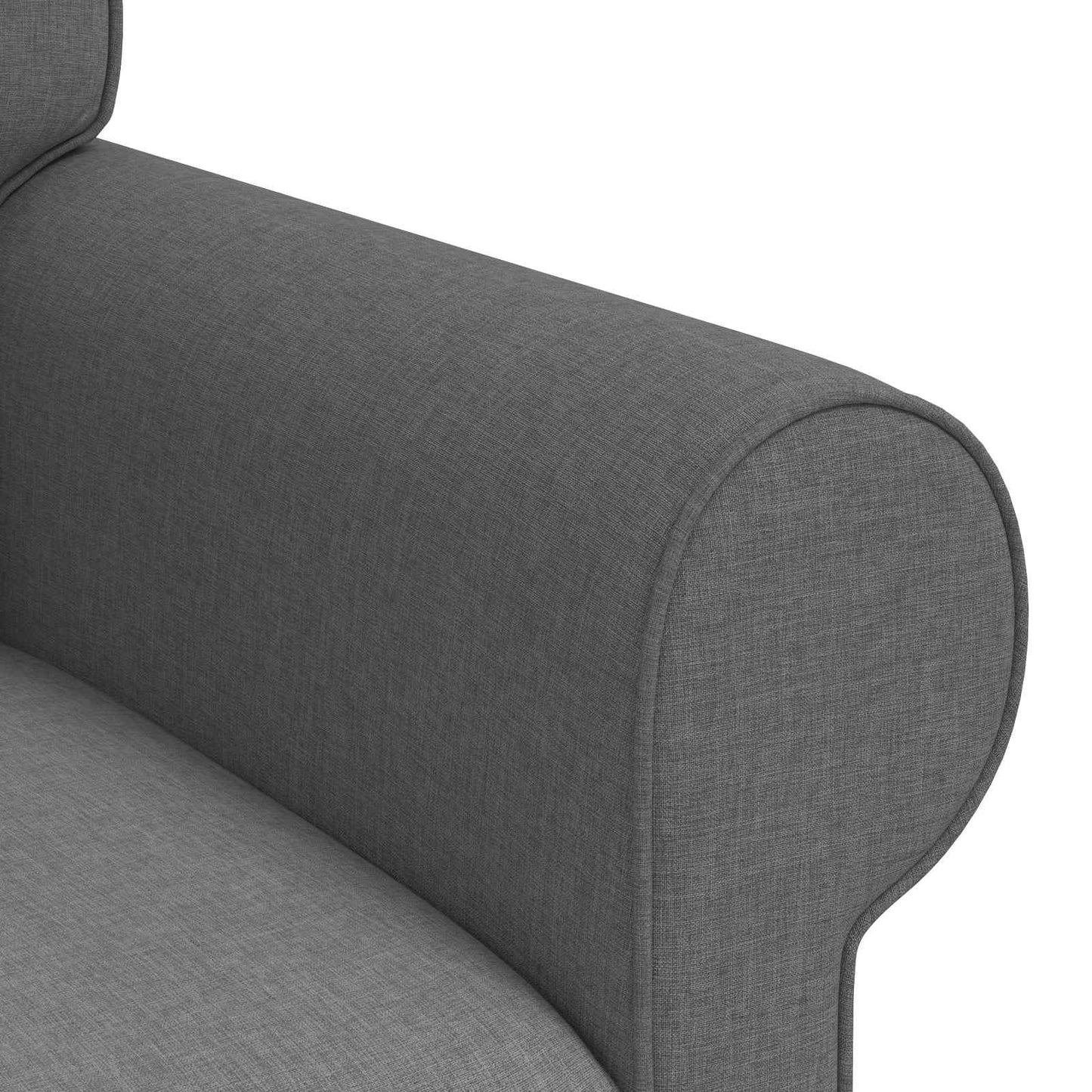 Bankstel 2 pcs Donkergrijs 245 x 82 x 80 cm Stof is nu te koop bij PeponiXL, paradijselijk wonen!