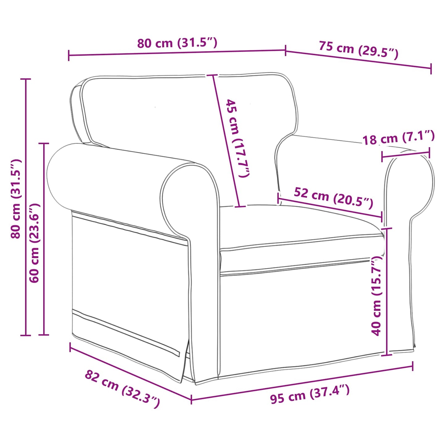 Bankstel 2 pcs Donkergrijs 245 x 82 x 80 cm Stof is nu te koop bij PeponiXL, paradijselijk wonen!