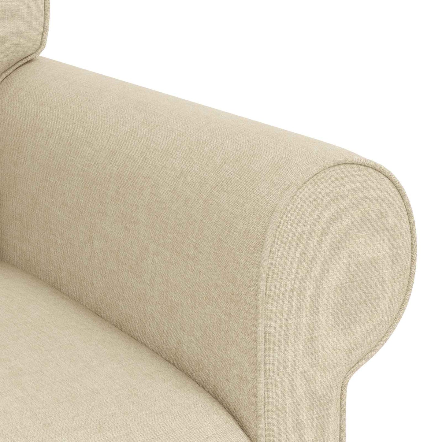 Bank Crème 155 x 82 x 80 cm Stof is nu te koop bij PeponiXL, paradijselijk wonen!