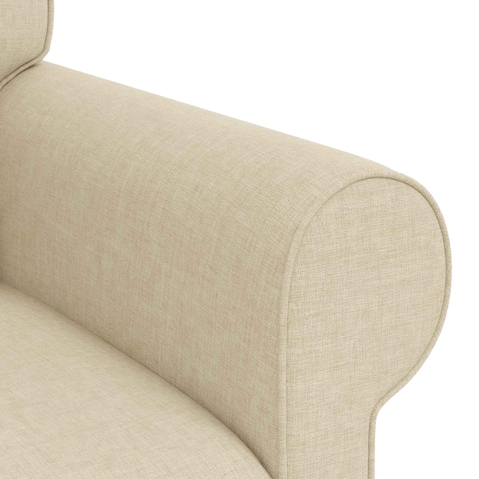 Bank Crème 155 x 82 x 80 cm Stof is nu te koop bij PeponiXL, paradijselijk wonen!