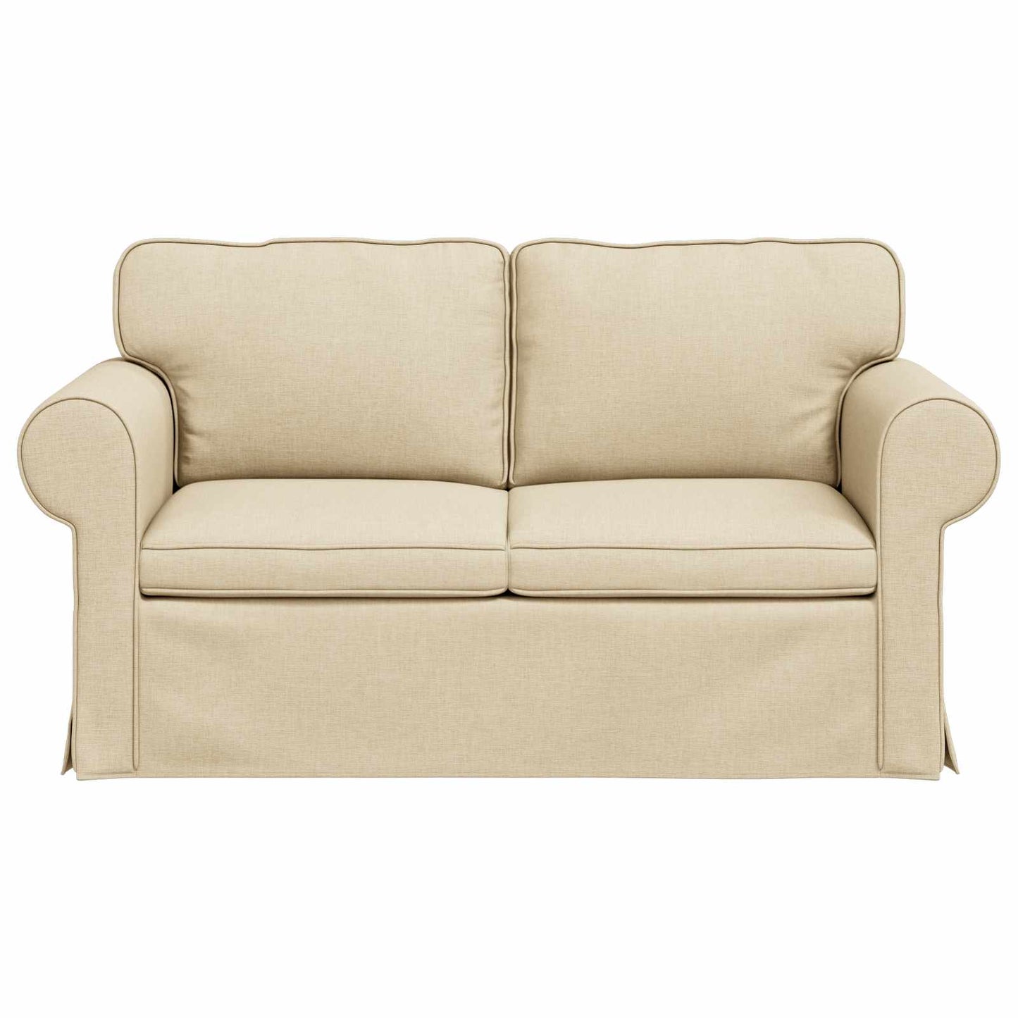 Bank Crème 155 x 82 x 80 cm Stof is nu te koop bij PeponiXL, paradijselijk wonen!
