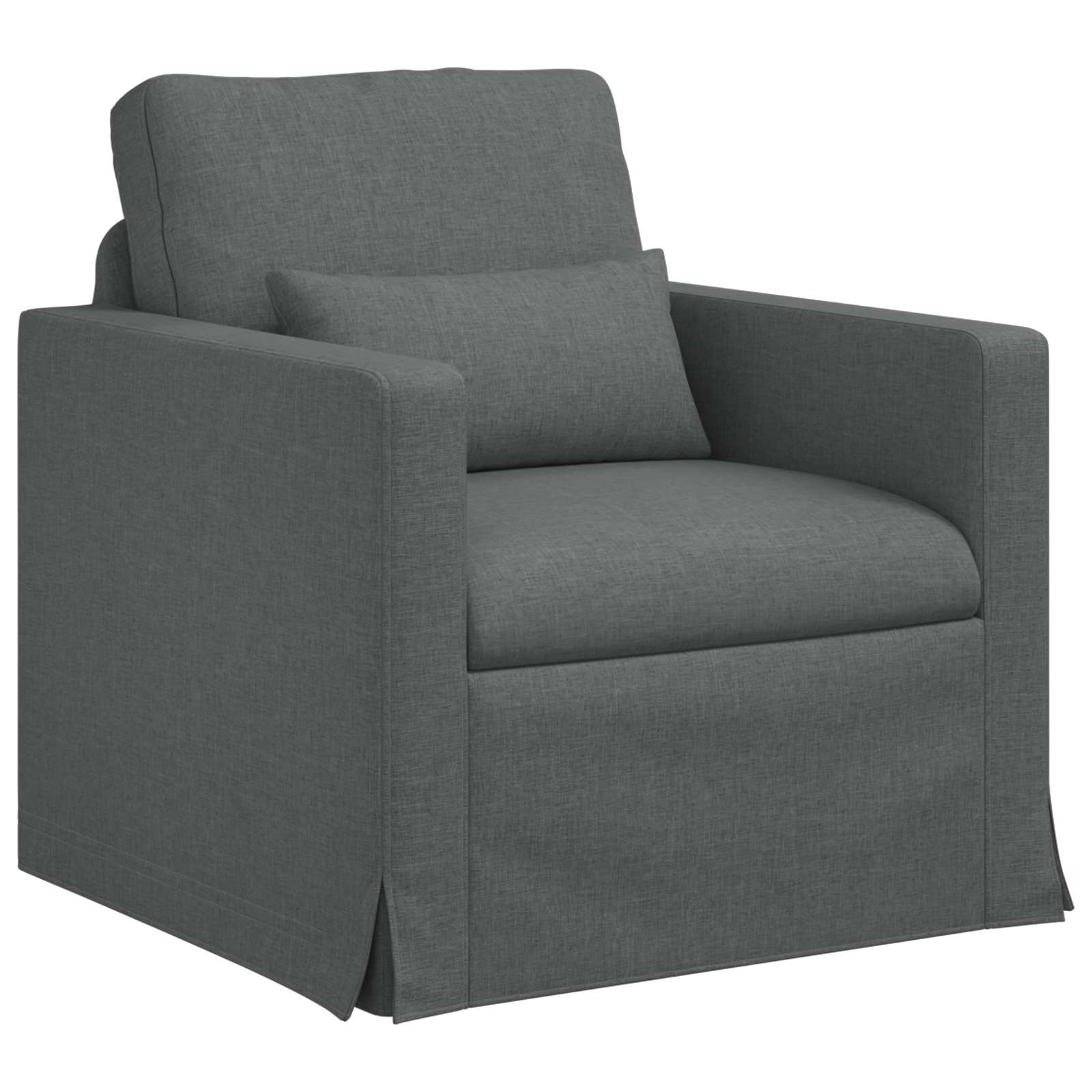 Bank Donkergrijs 78 x 78 x 80 cm Stof is nu te koop bij PeponiXL, paradijselijk wonen!