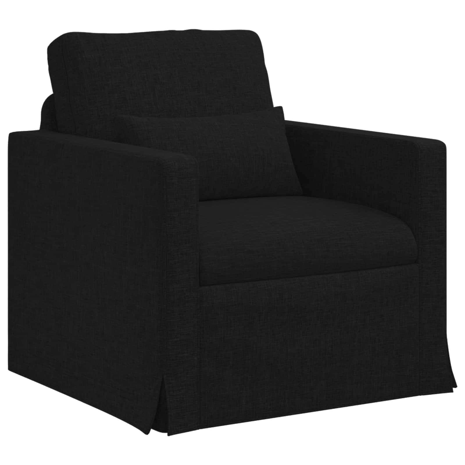 Bank Zwart 78 x 78 x 80 cm Stof is nu te koop bij PeponiXL, paradijselijk wonen!