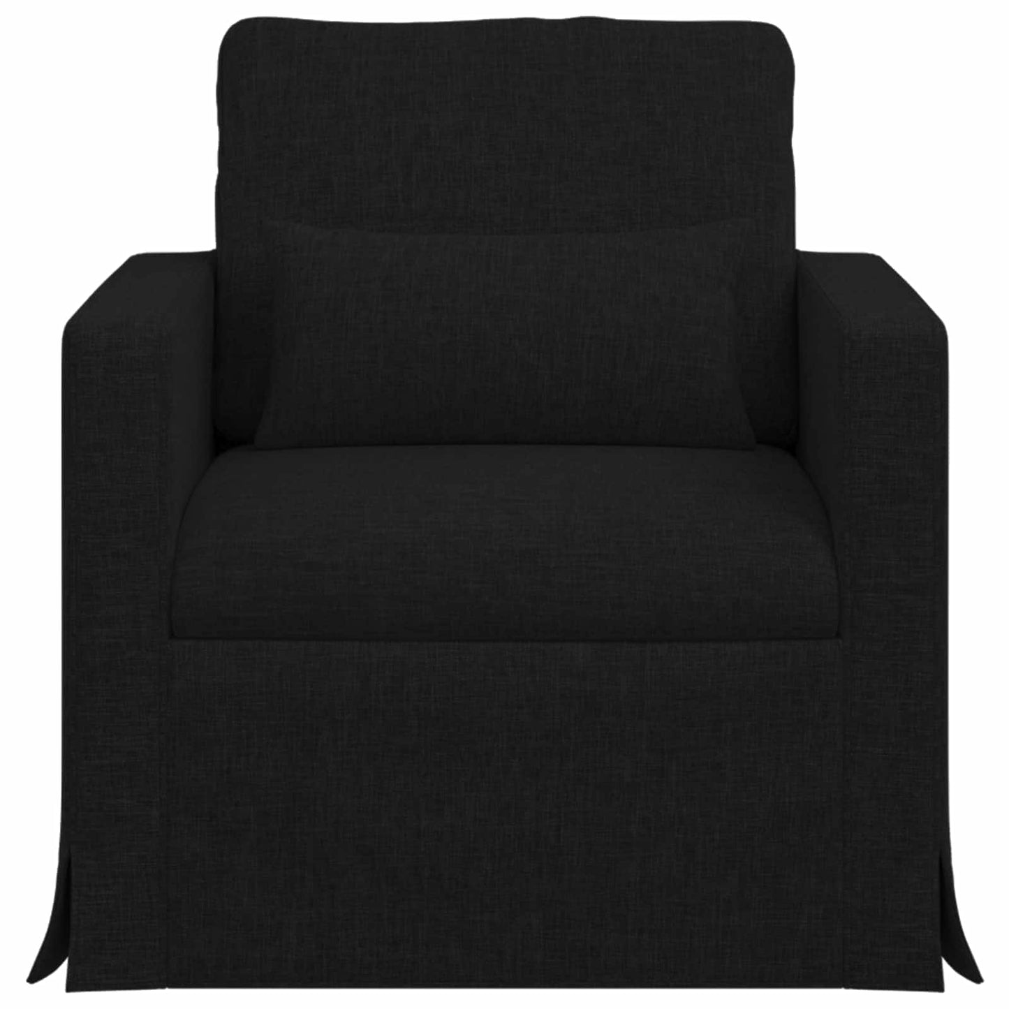 Bank Zwart 78 x 78 x 80 cm Stof is nu te koop bij PeponiXL, paradijselijk wonen!