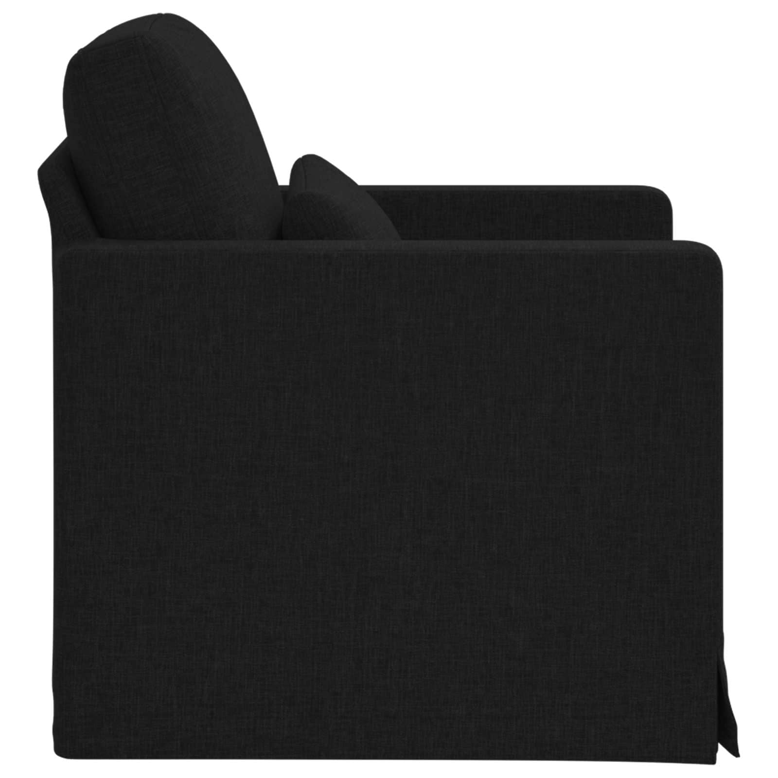 Bank Zwart 78 x 78 x 80 cm Stof is nu te koop bij PeponiXL, paradijselijk wonen!
